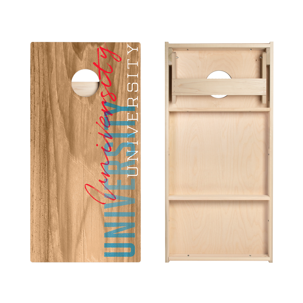 University Campus Gameday Star Cornhole Boards