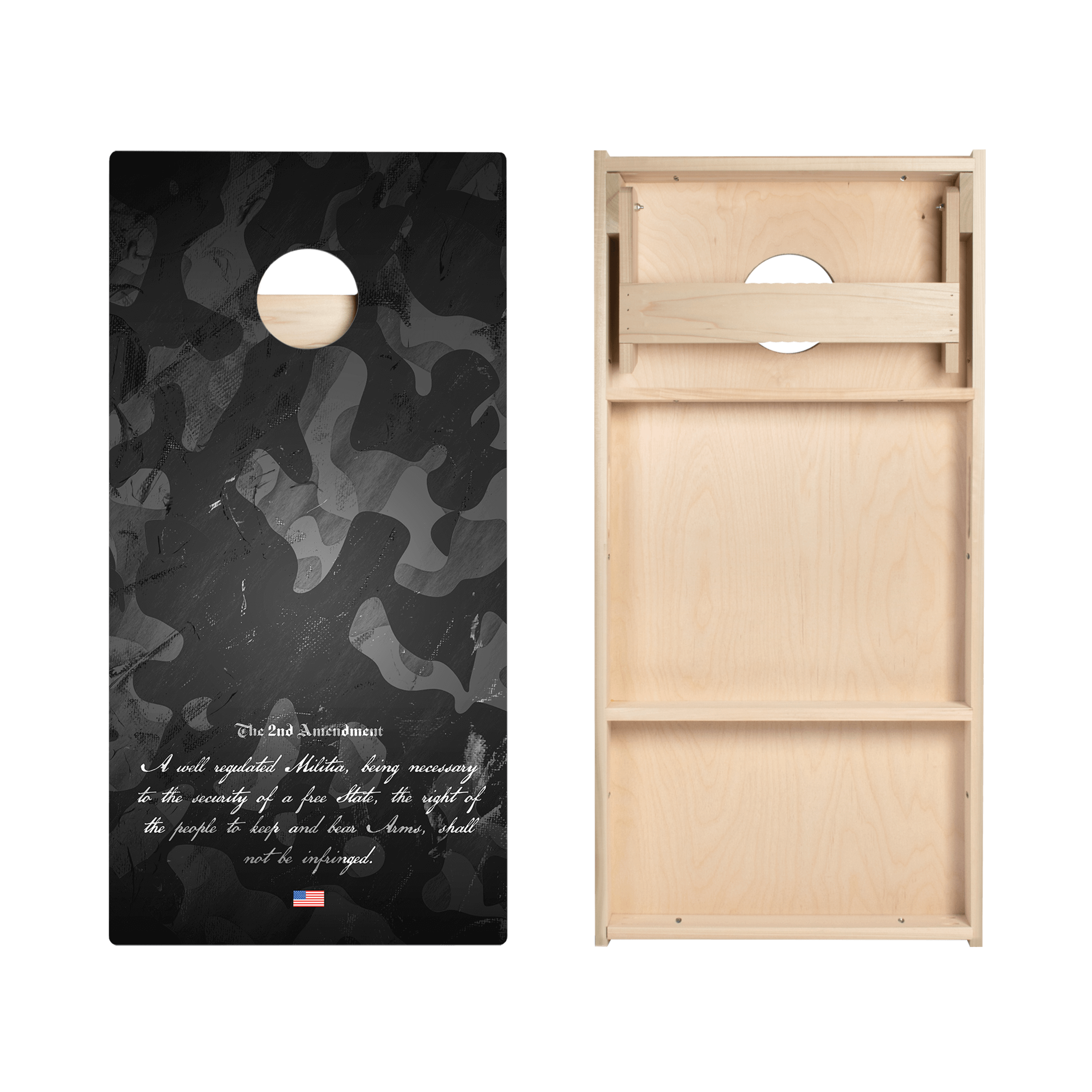 Second Amendment Star Cornhole Boards