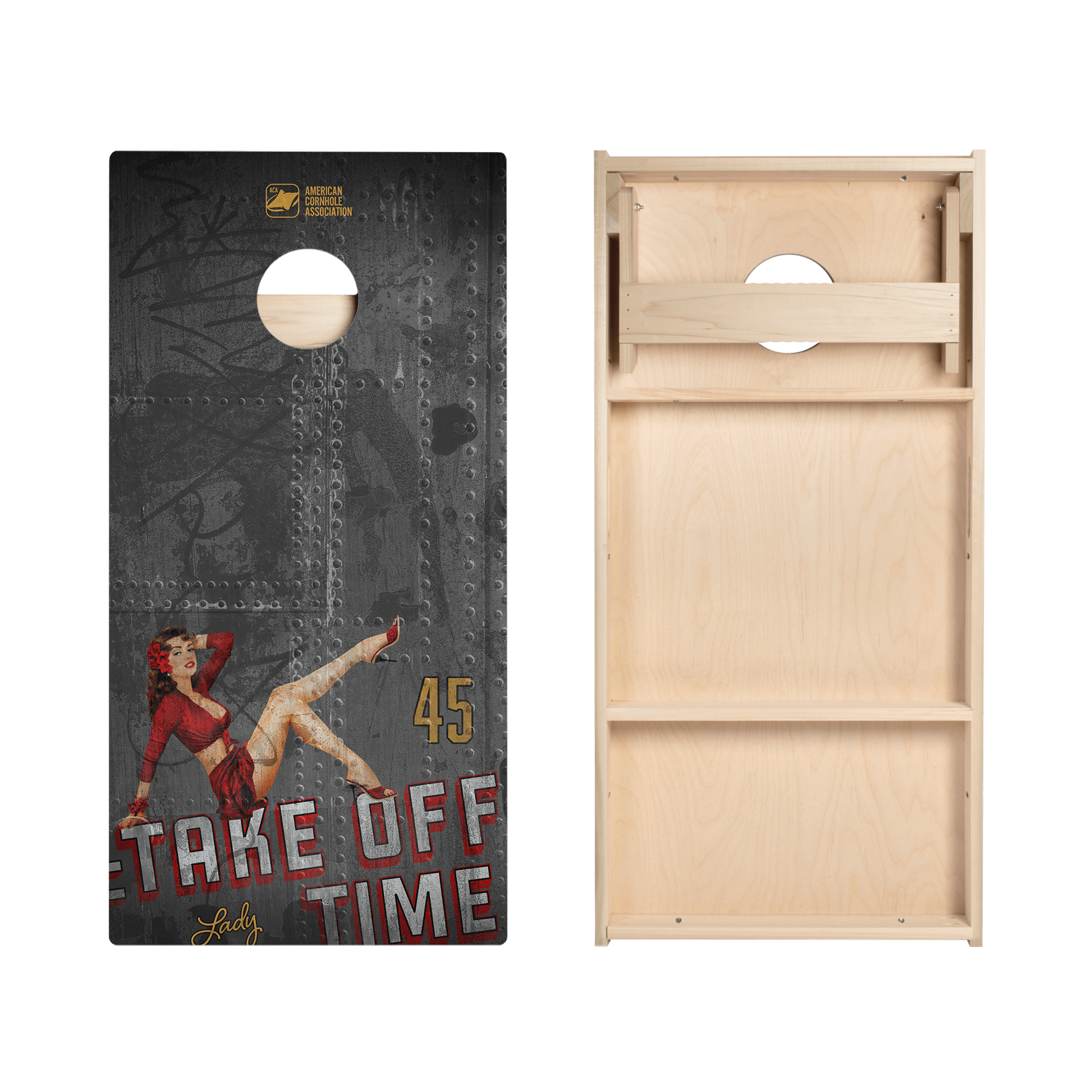 Take Off Time Star Cornhole Boards