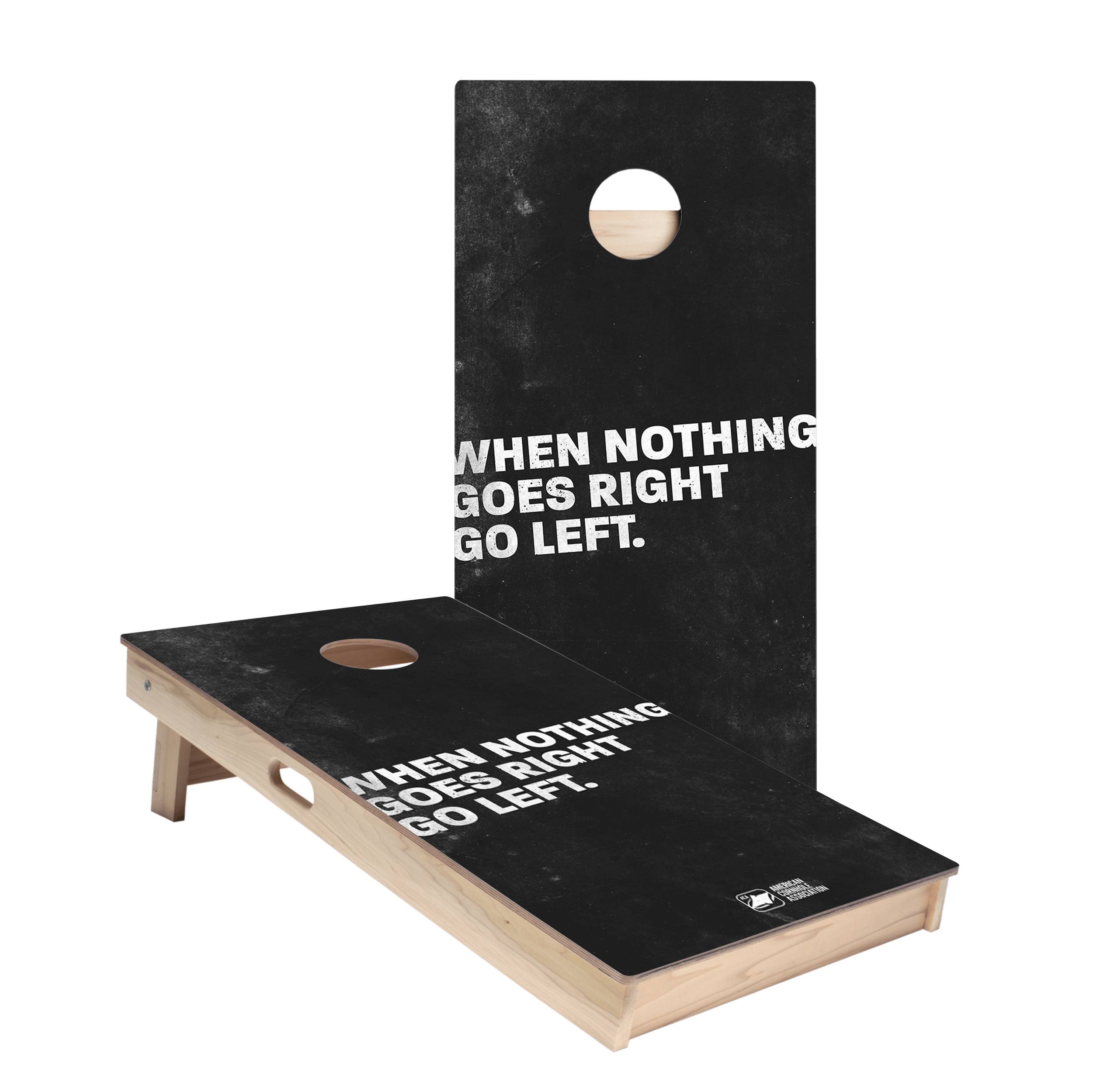Go Left Star Cornhole Boards