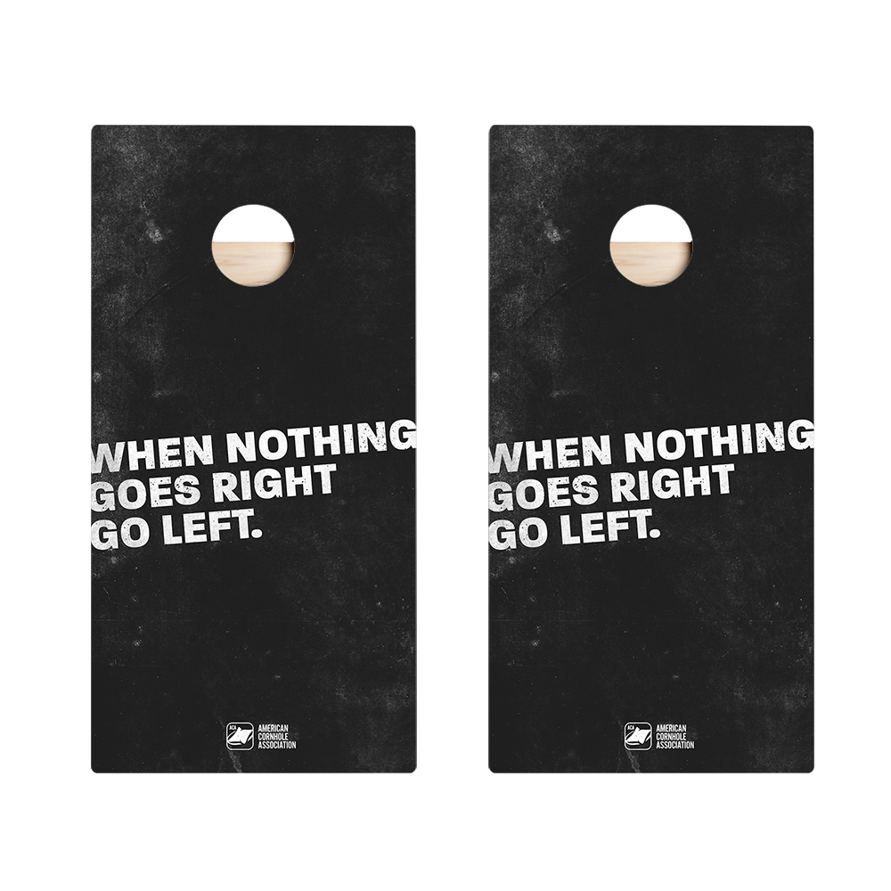 Go Left Star Cornhole Boards
