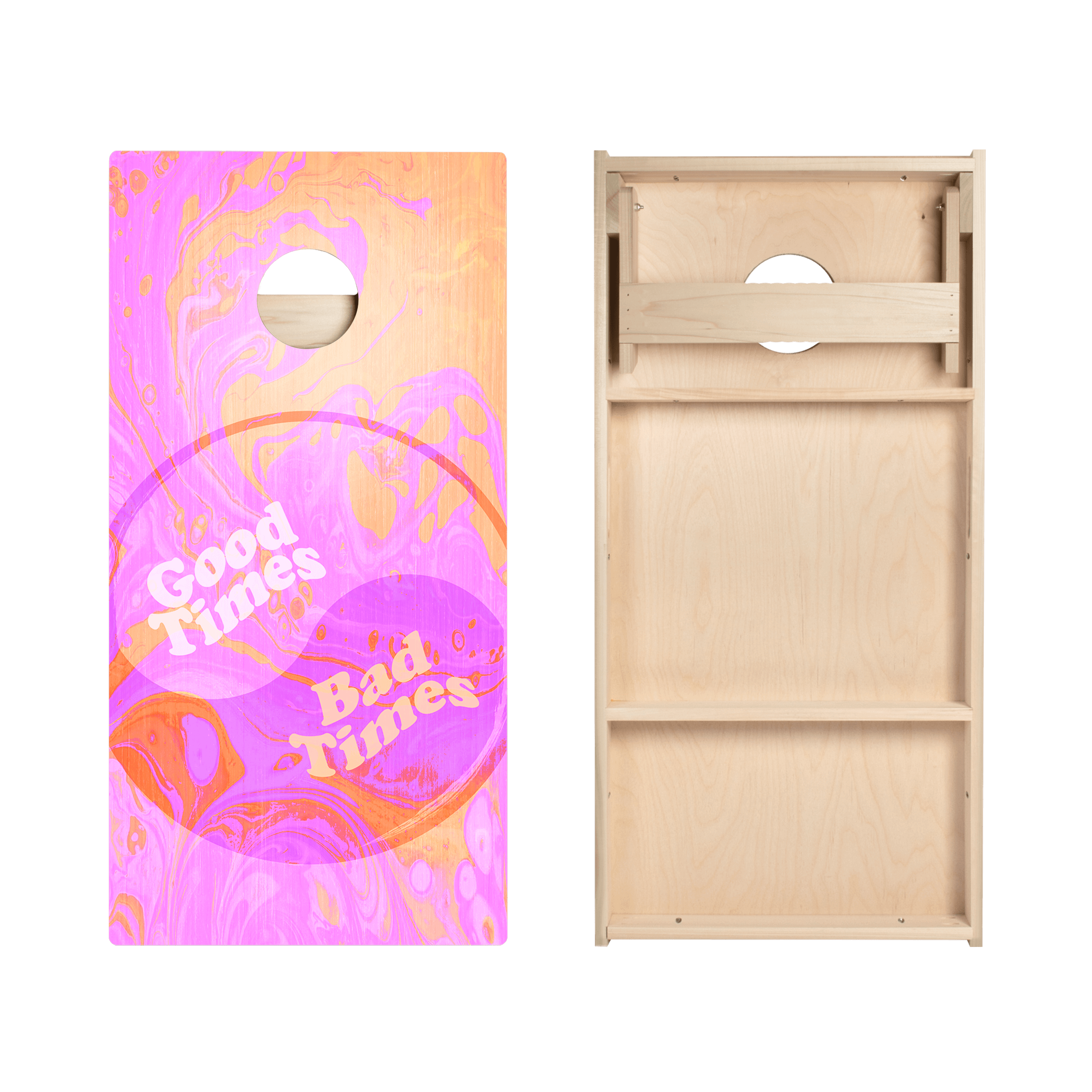 Good Times Bad Times Star Cornhole Boards