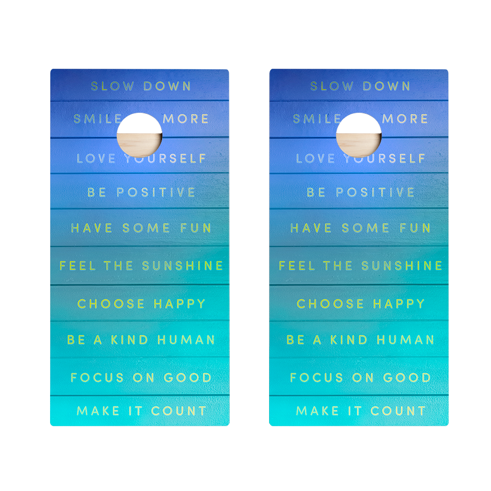 Be Your Best Star Cornhole Boards