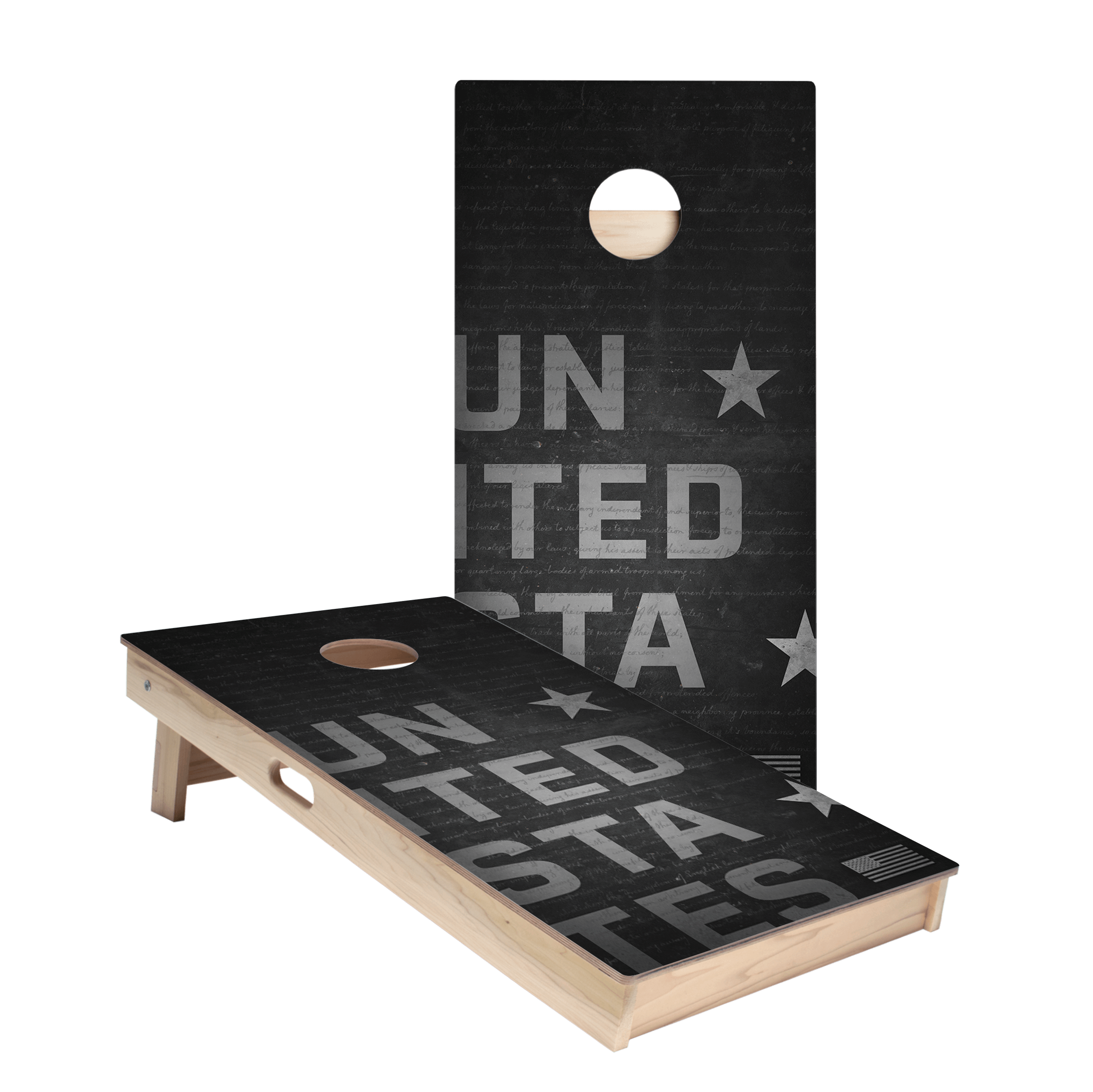 United States Constitution Star Cornhole Boards