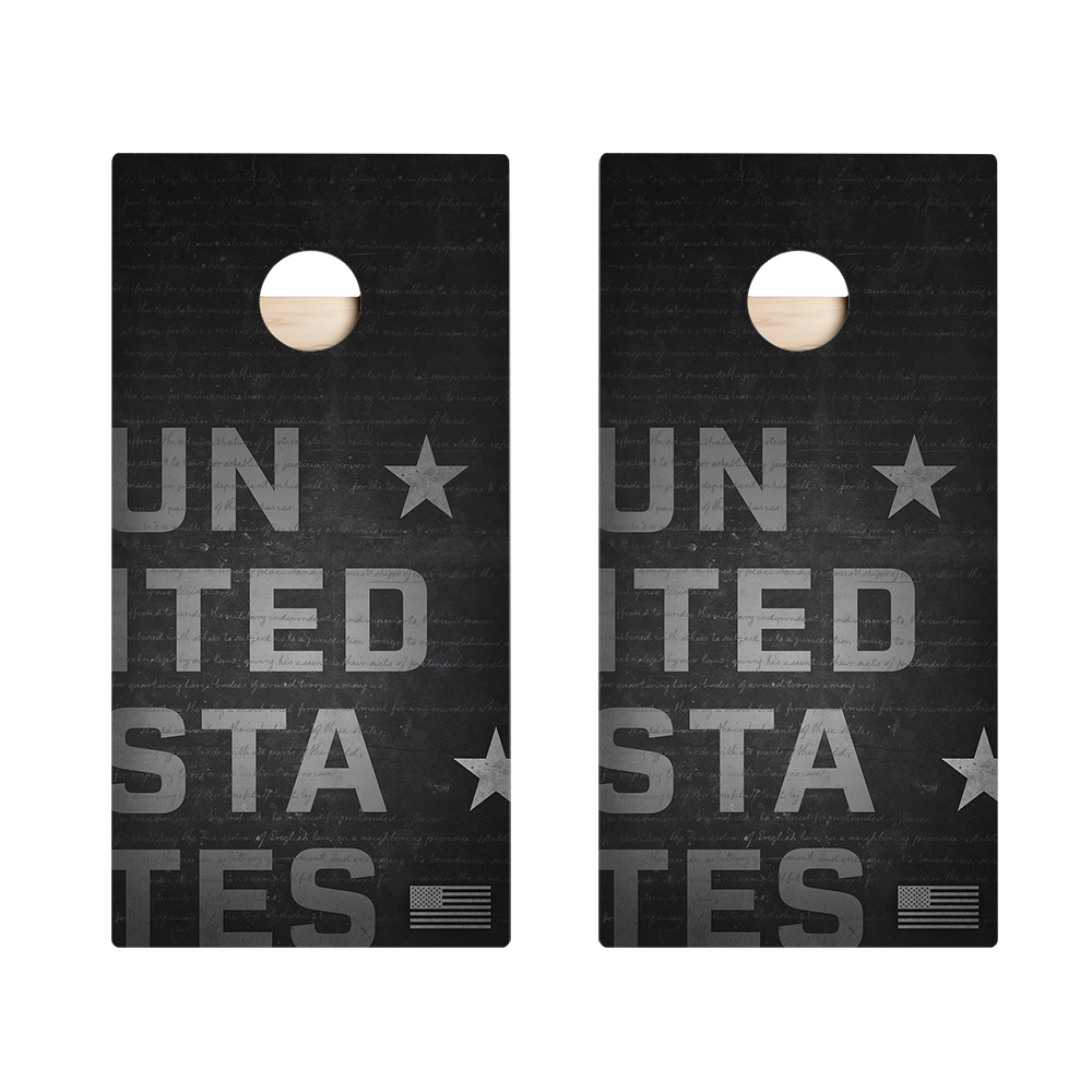 United States Constitution Star Cornhole Boards