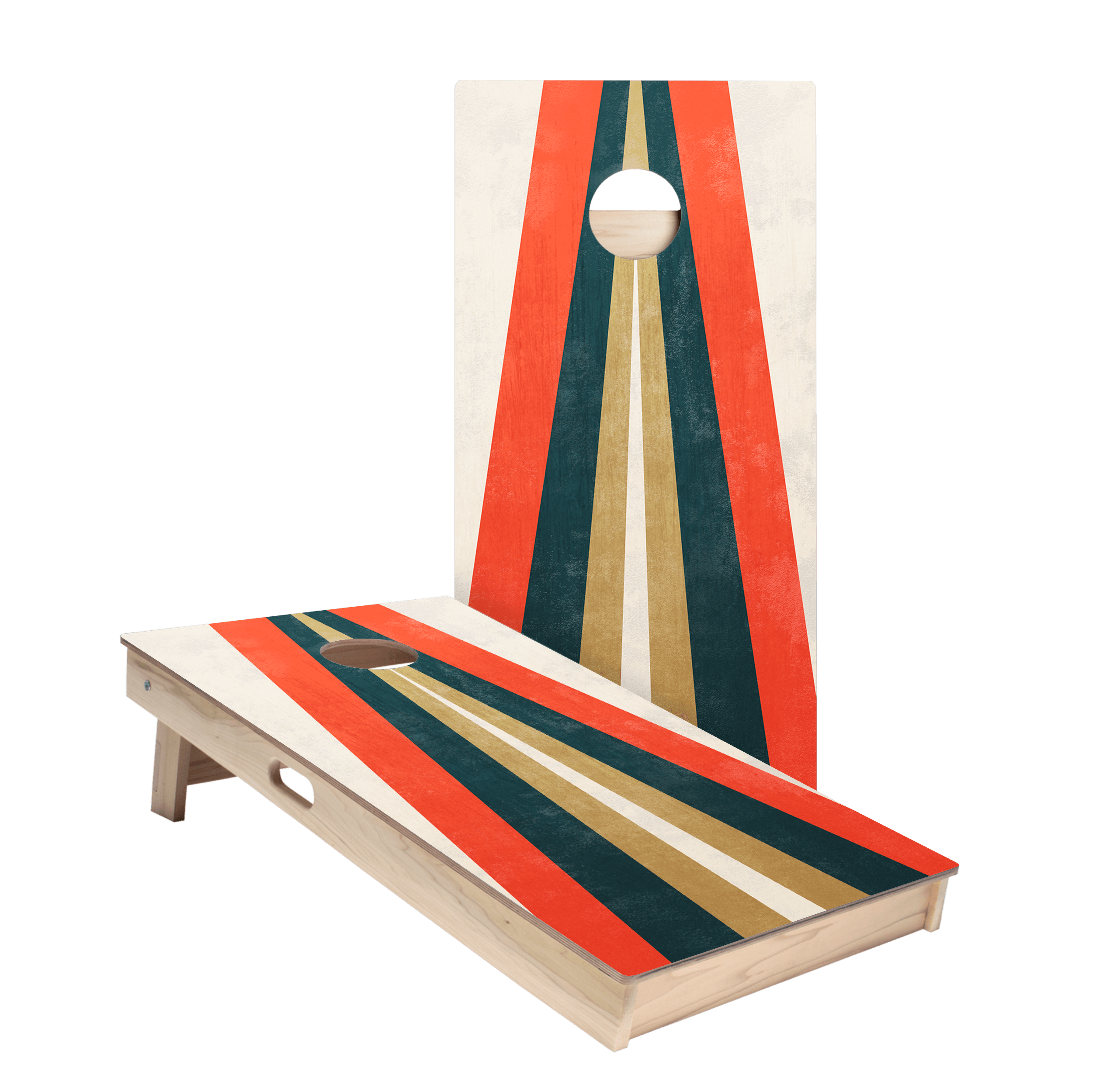Triangle Design Star Cornhole Boards