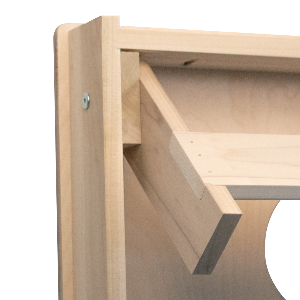 Angled Center Stripes Star Cornhole Boards