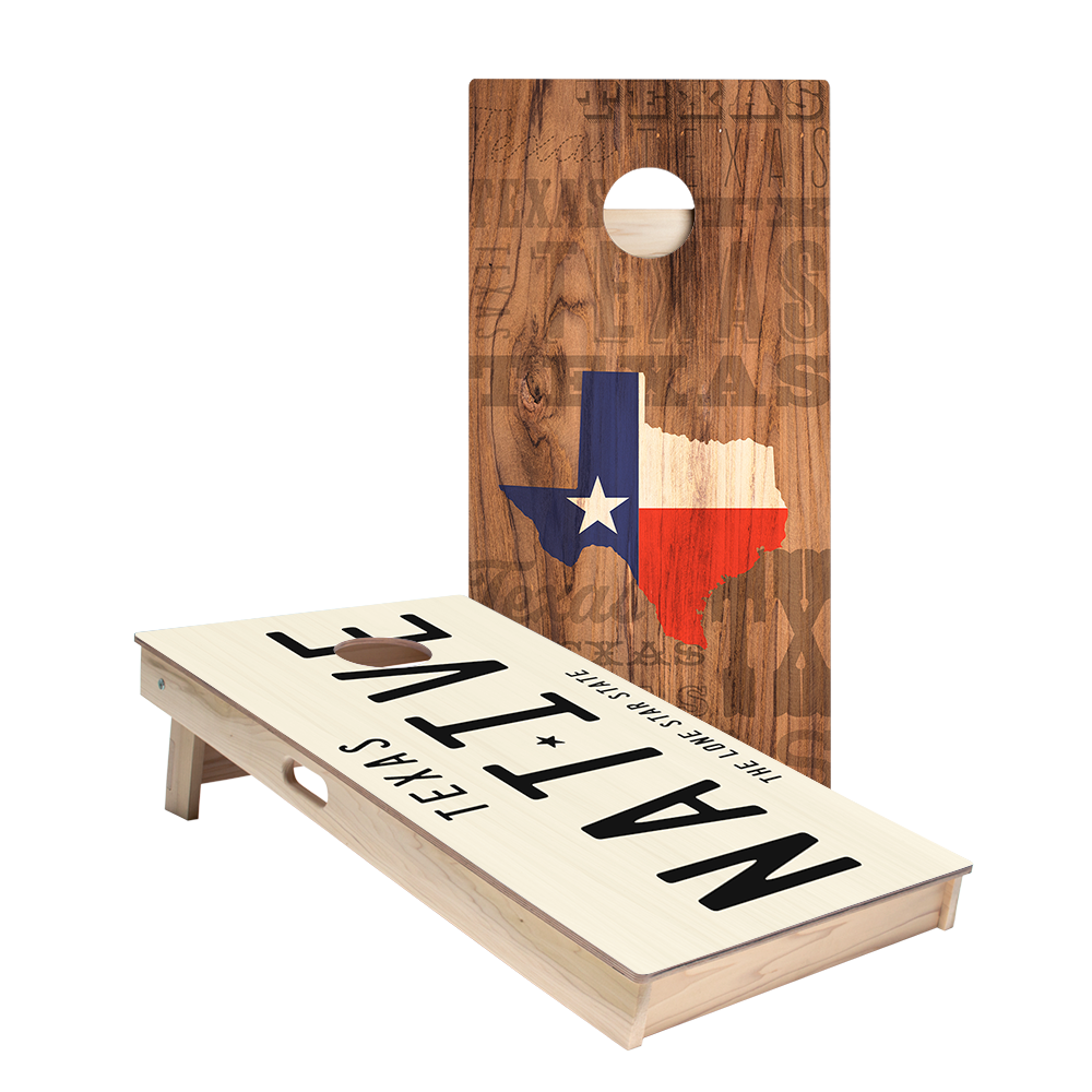 Texas Native Star Cornhole Boards