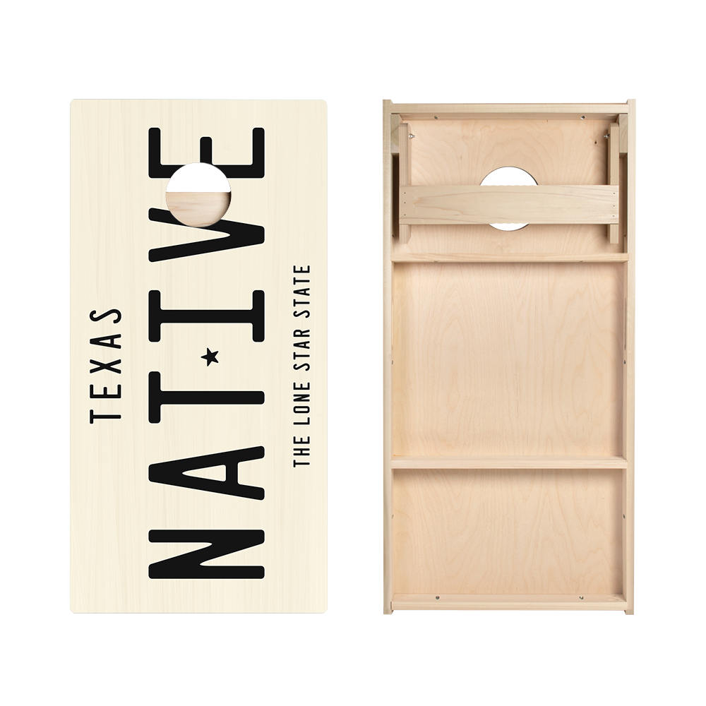 Texas Native Star Cornhole Boards