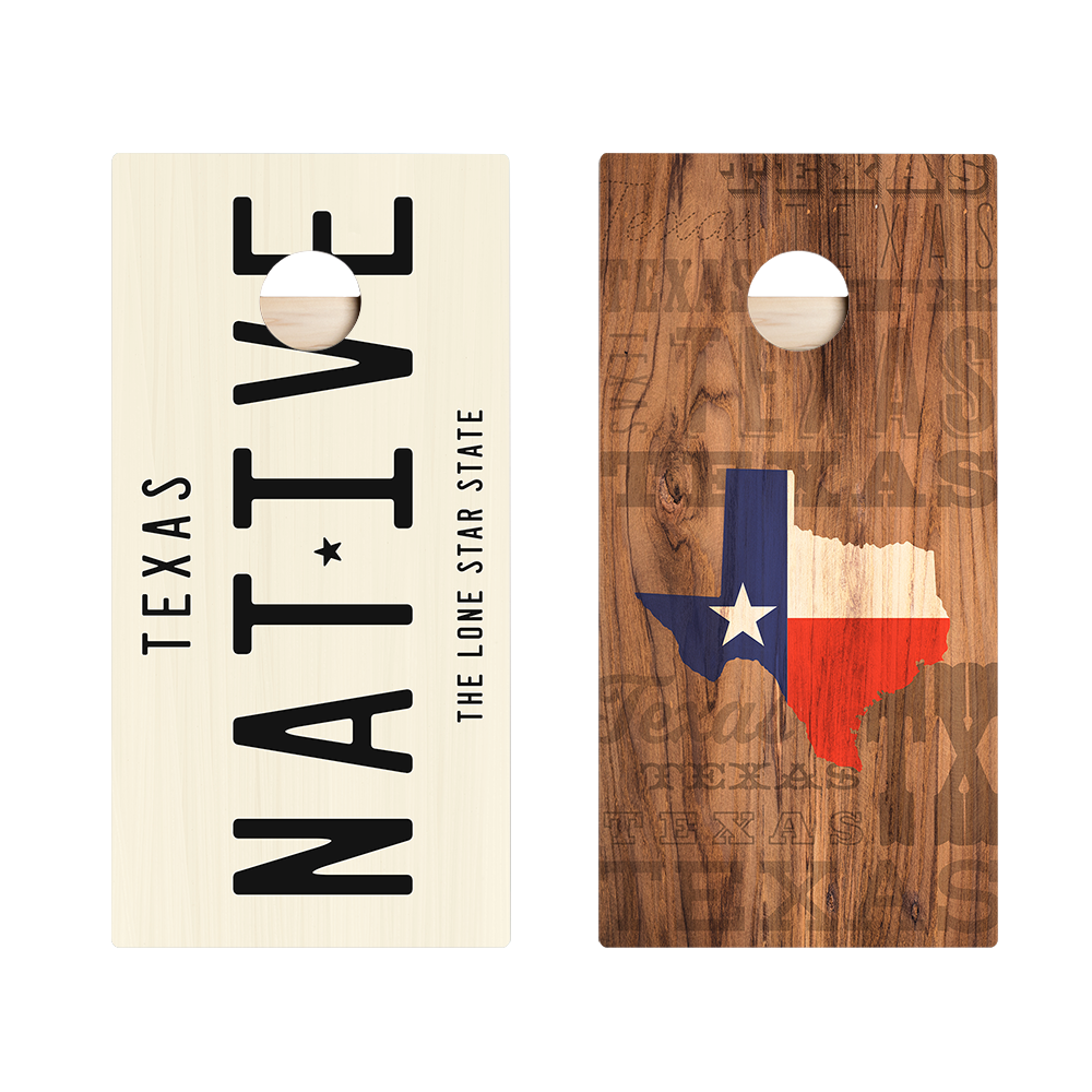 Texas Native Star Cornhole Boards