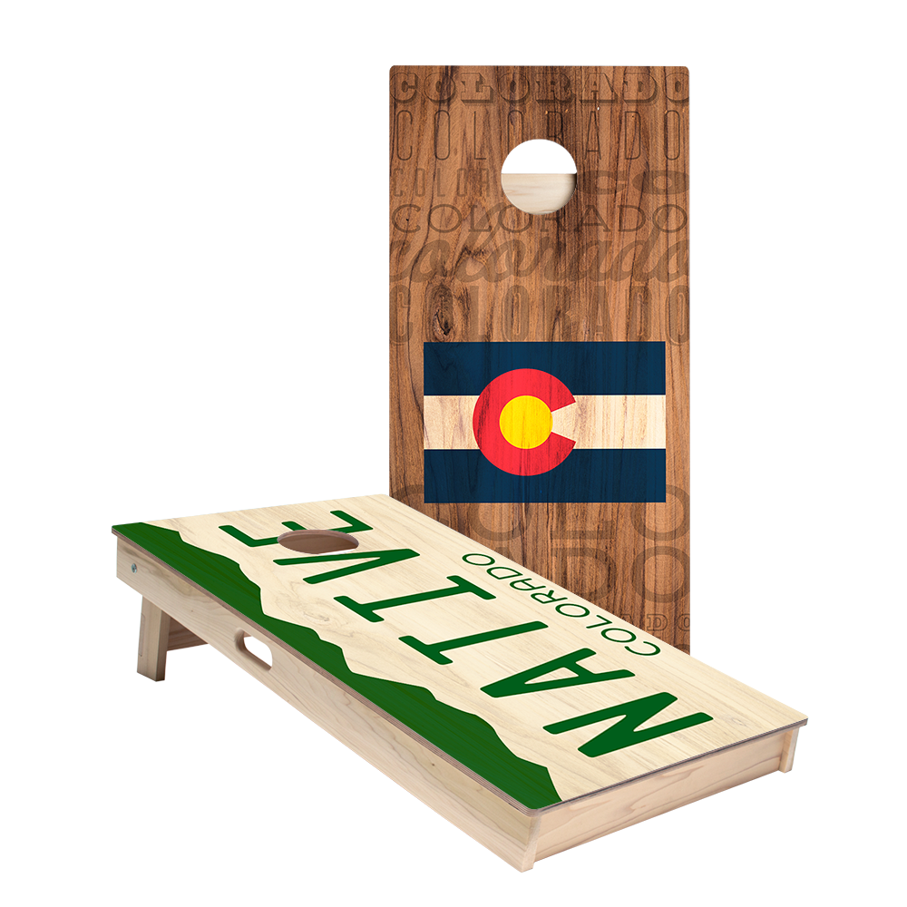 Colorado Native Star Cornhole Boards