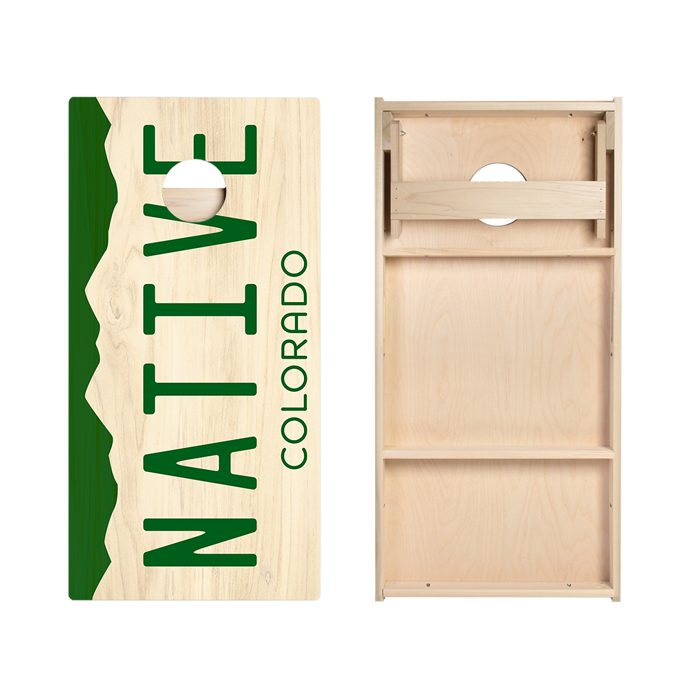 Colorado Native Star Cornhole Boards