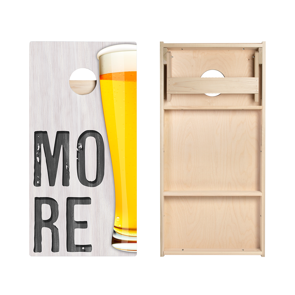 More Beer Star Cornhole Boards