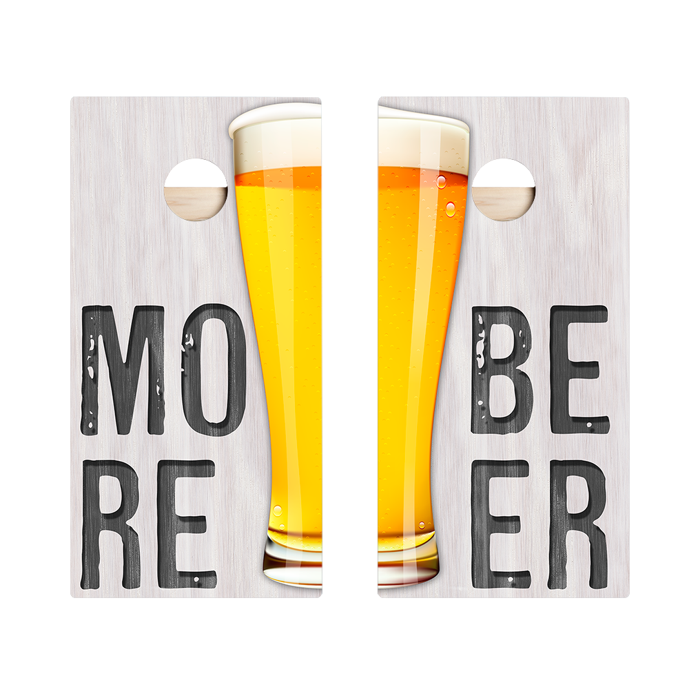 More Beer Star Cornhole Boards