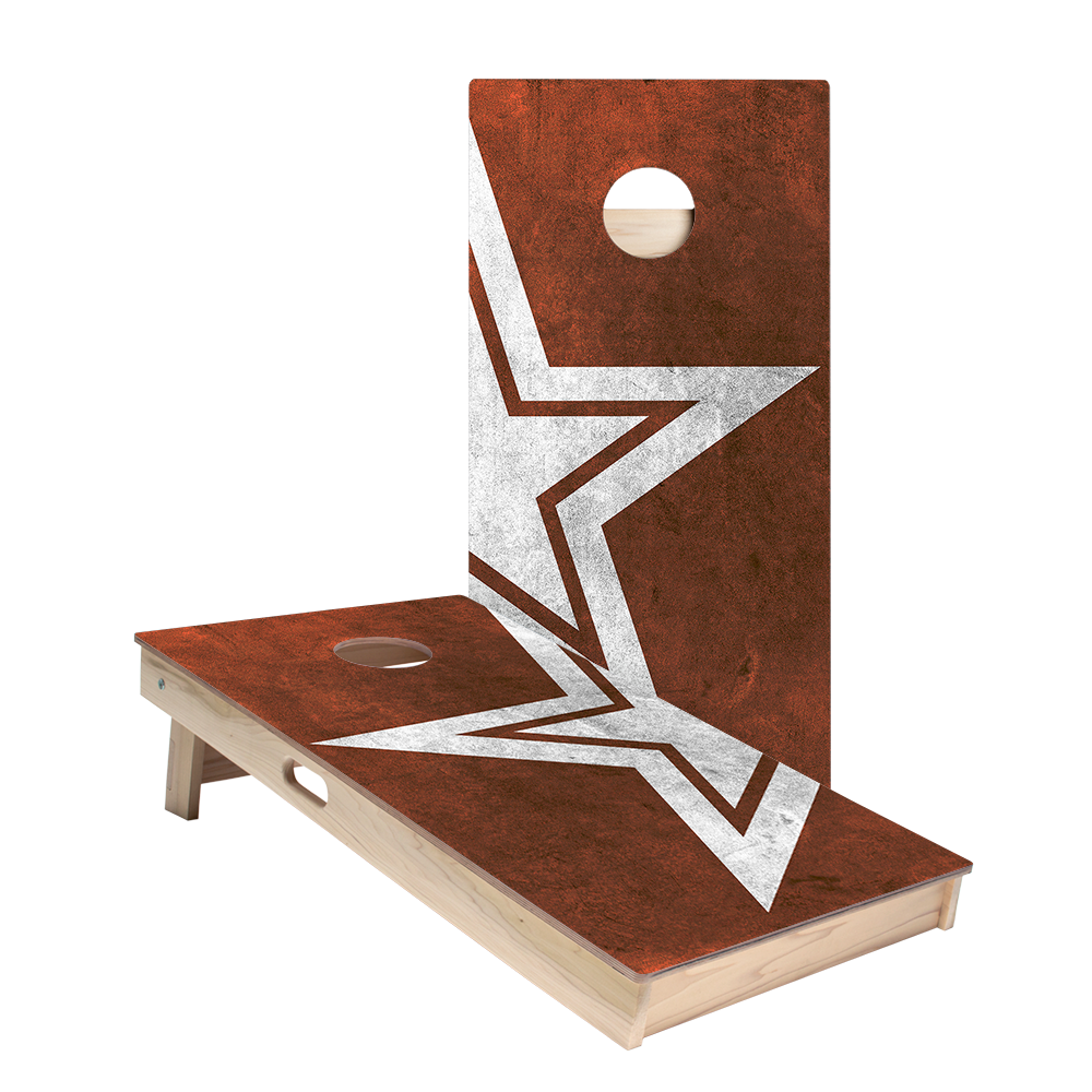 Rusty Star Star Cornhole Boards