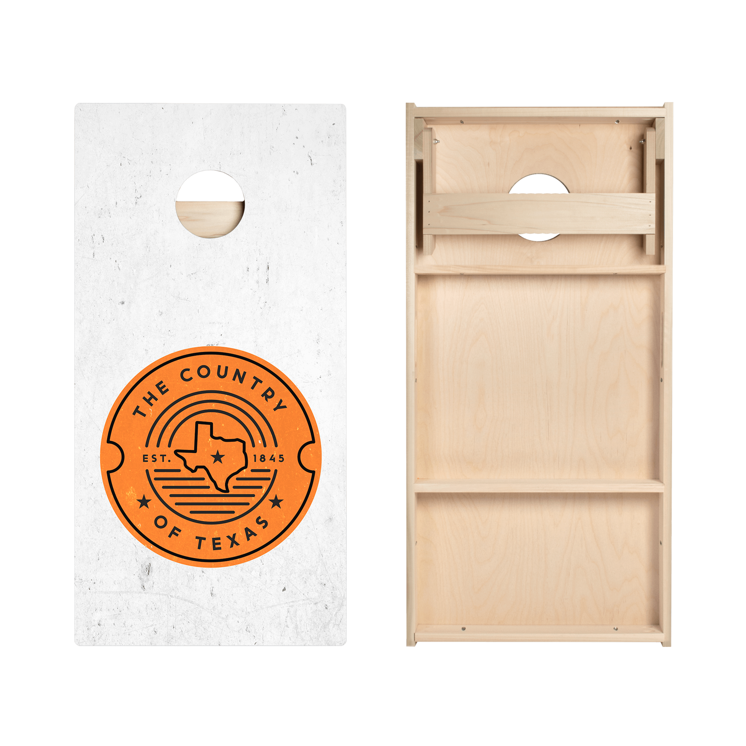 Country Of Texas Star Cornhole Boards