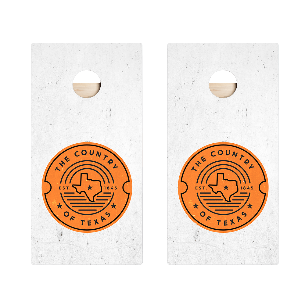Country Of Texas Star Cornhole Boards