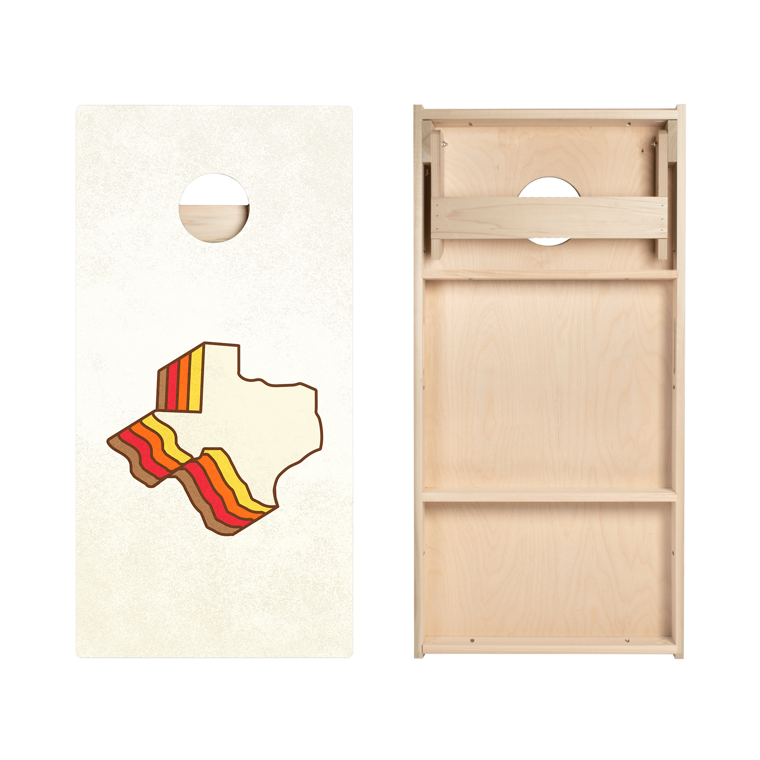 Retro Texas Star Cornhole Boards