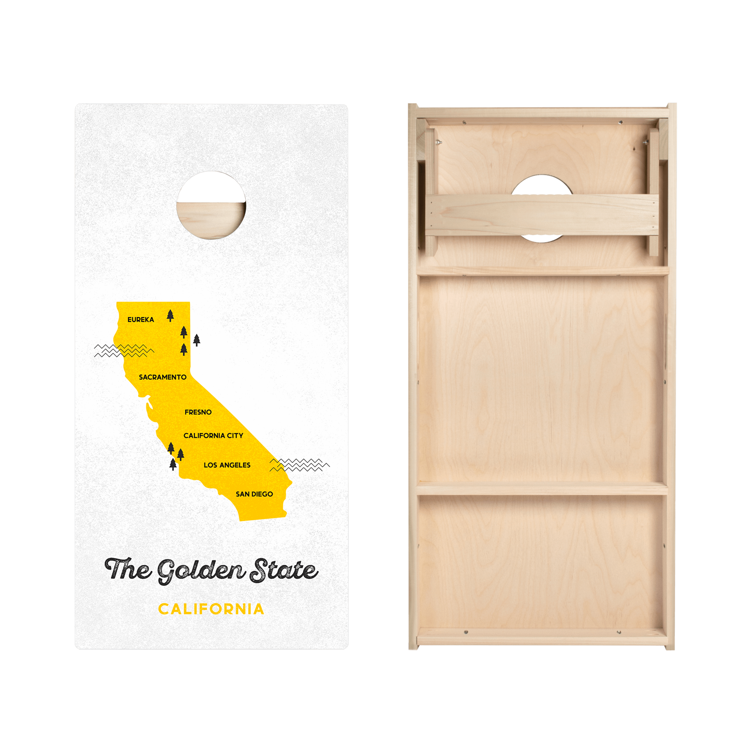 Golden State Star Cornhole Boards