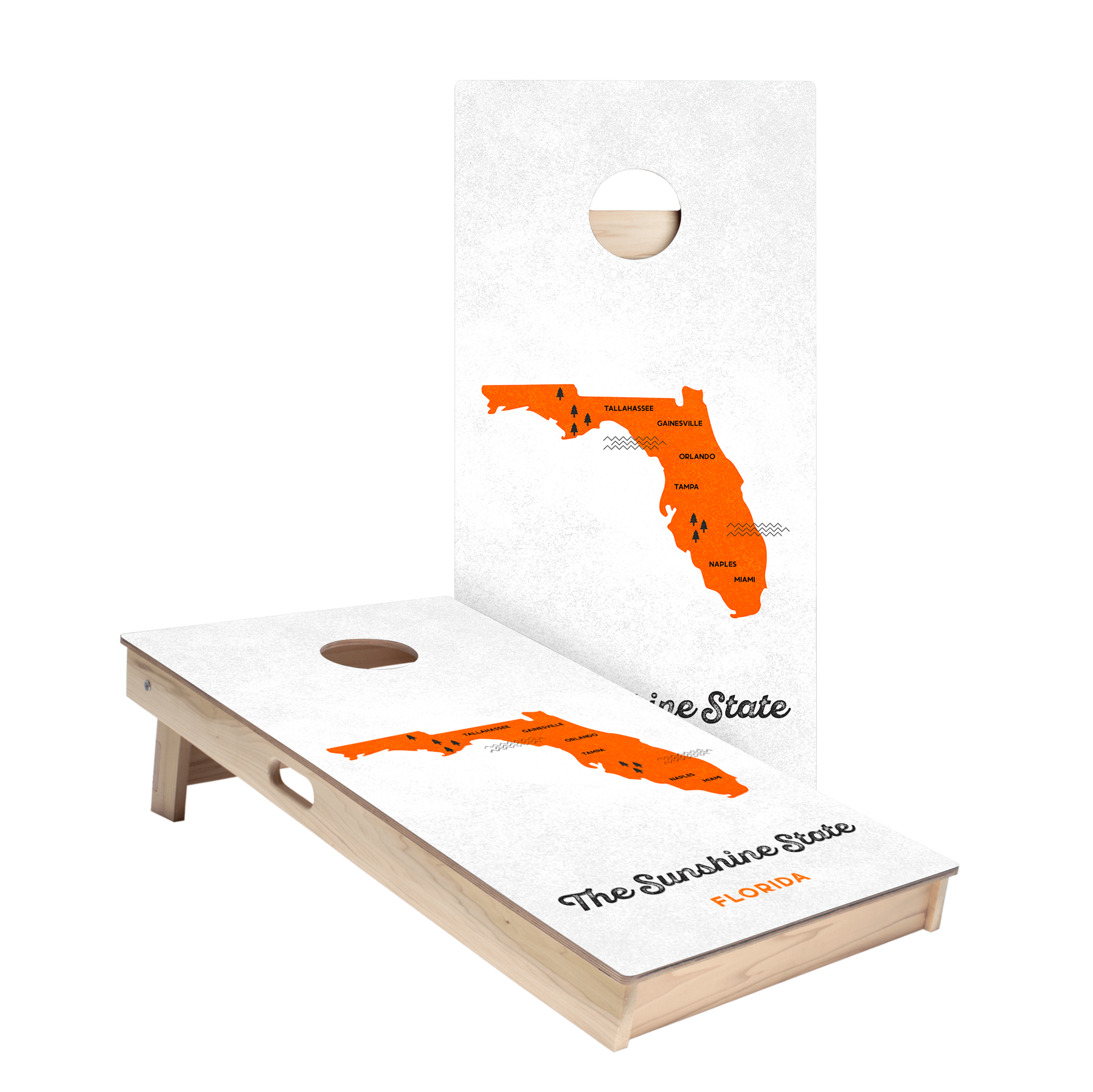 Sunshine State Star Cornhole Boards