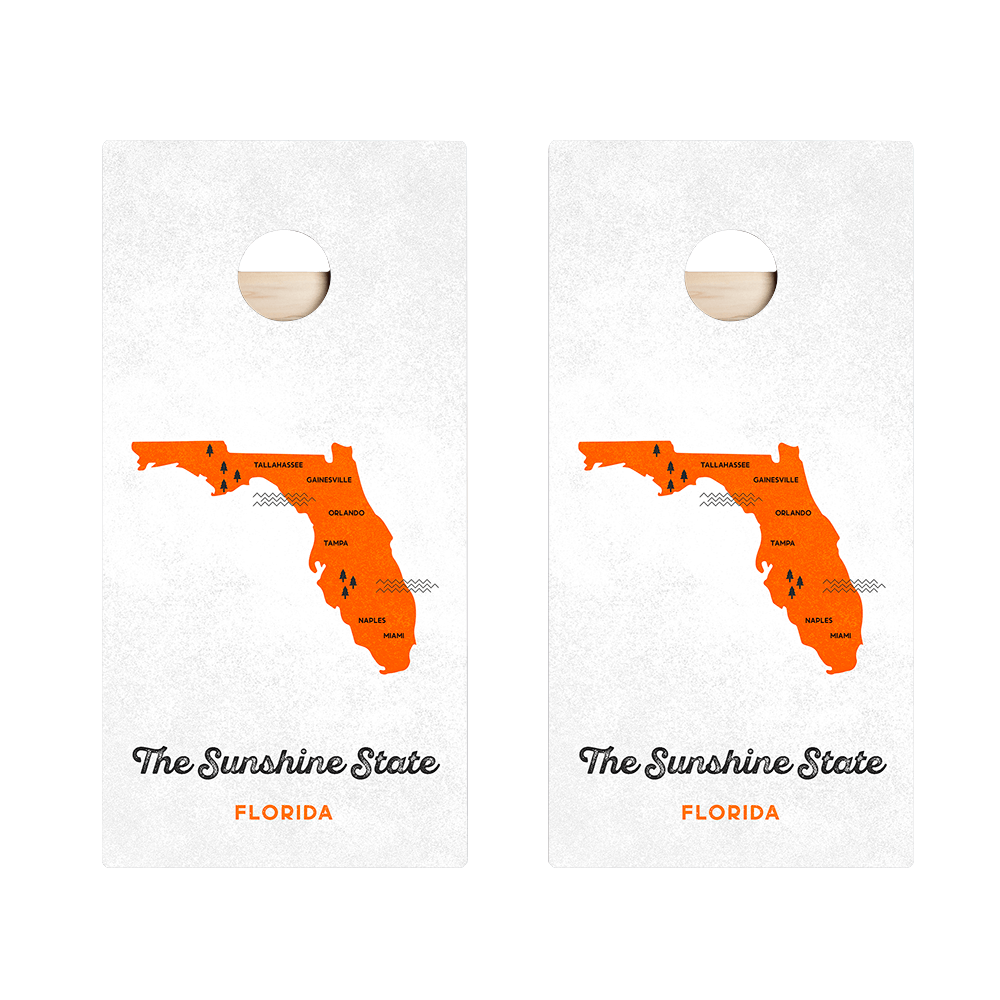Sunshine State Star Cornhole Boards
