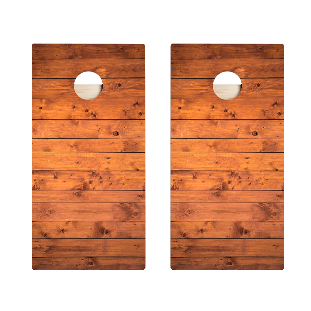 Barn Wood Star Cornhole Boards