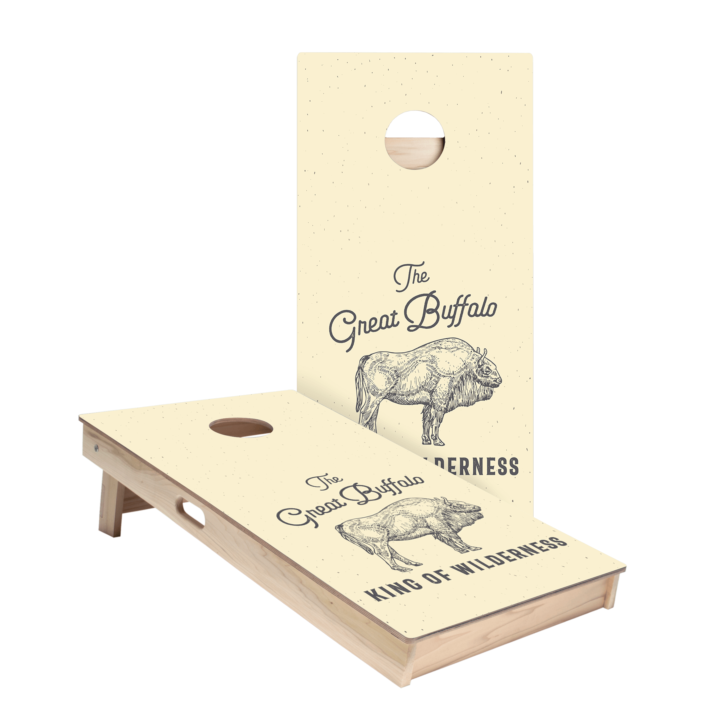 The Great Buffalo Star Cornhole Boards