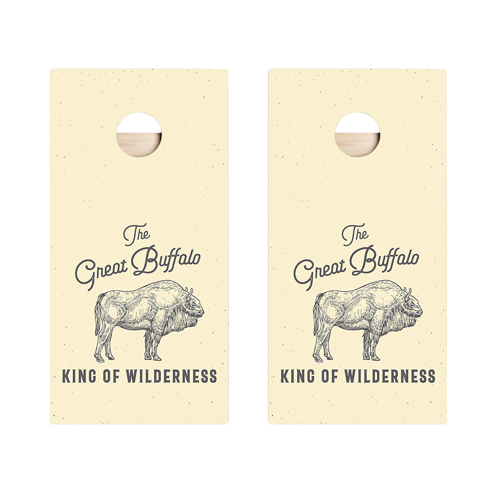 The Great Buffalo Star Cornhole Boards