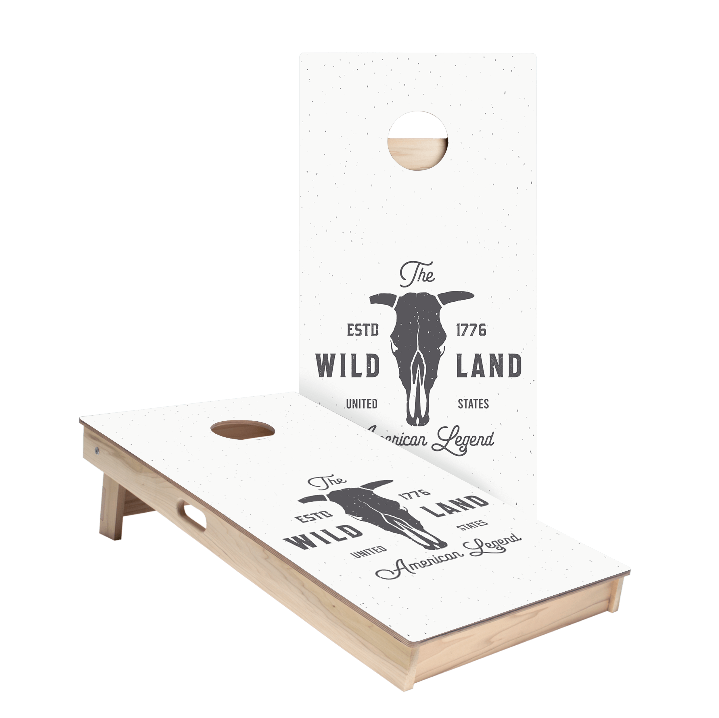 Wild Land Star Cornhole Boards