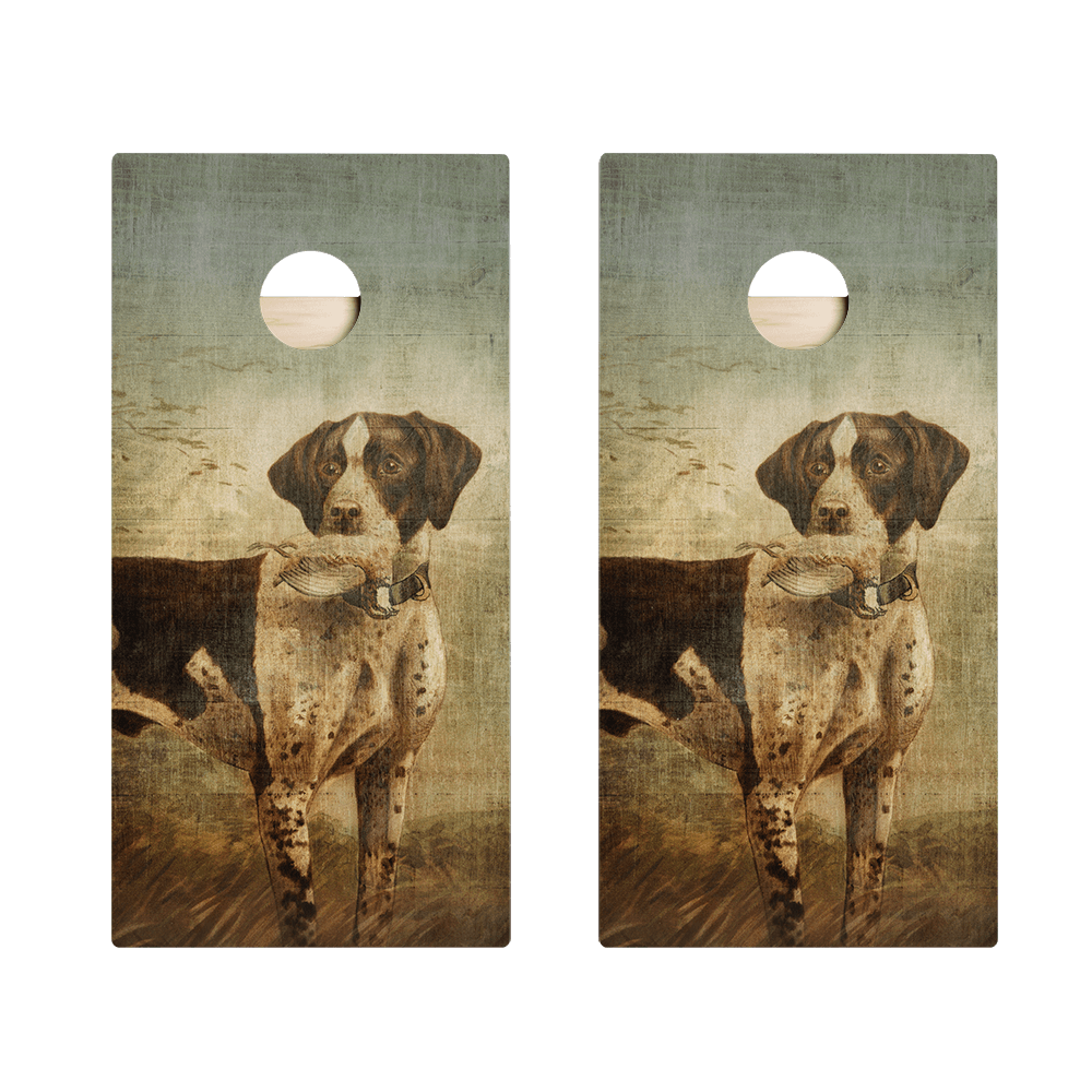 Hunting Dog Star Cornhole Boards