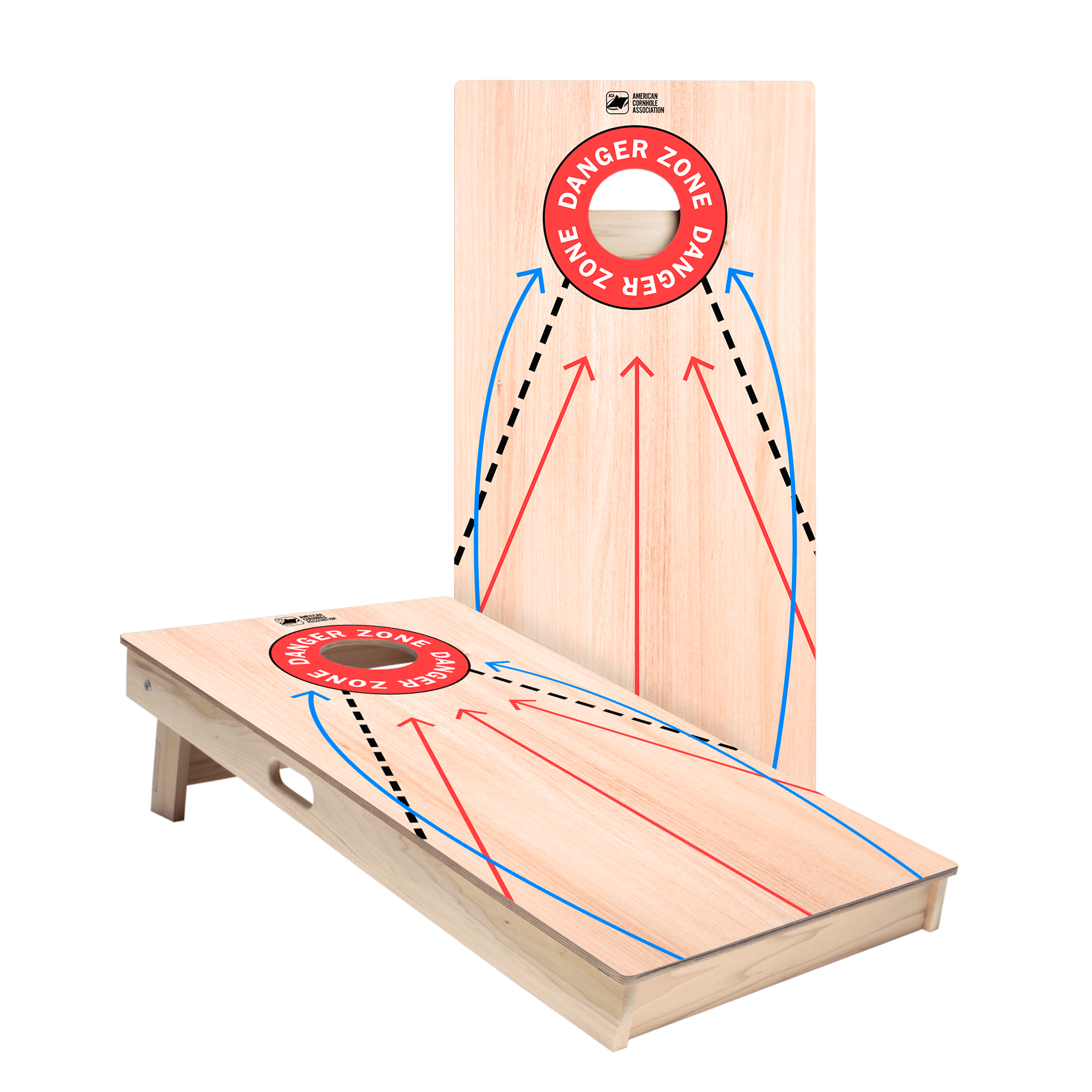 Wood Training Star Cornhole Boards
