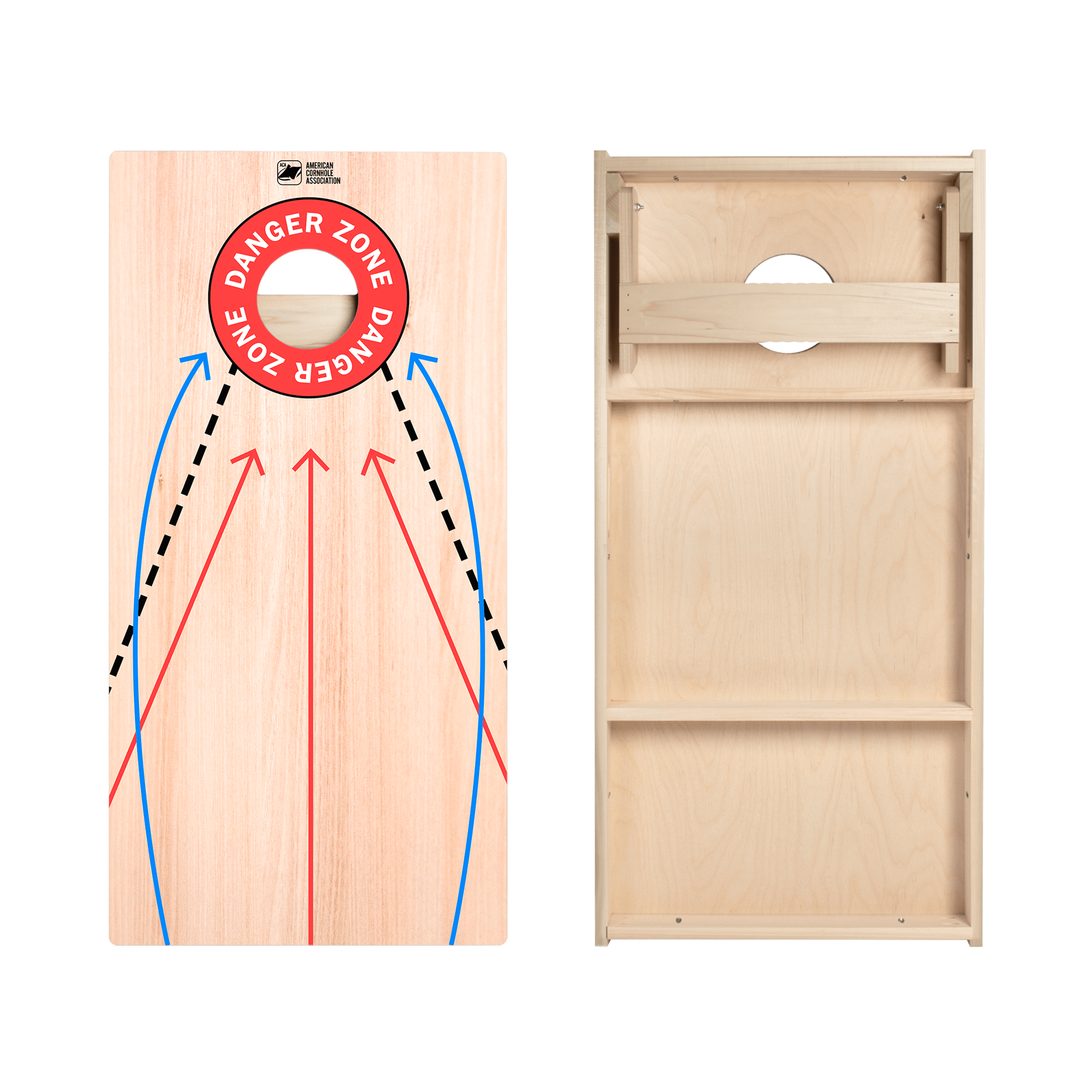 Wood Training Star Cornhole Boards