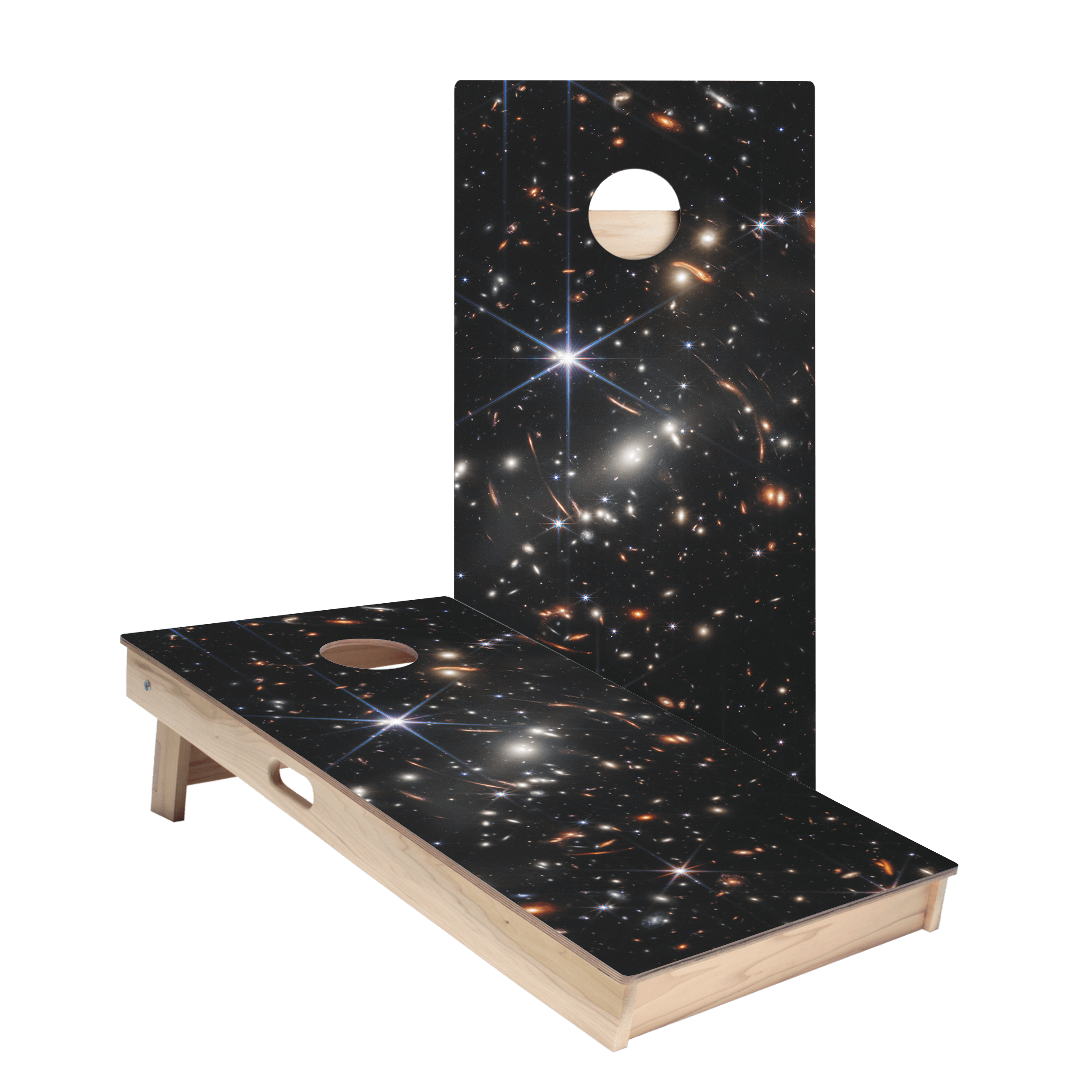 Deep Field Star Cornhole Boards