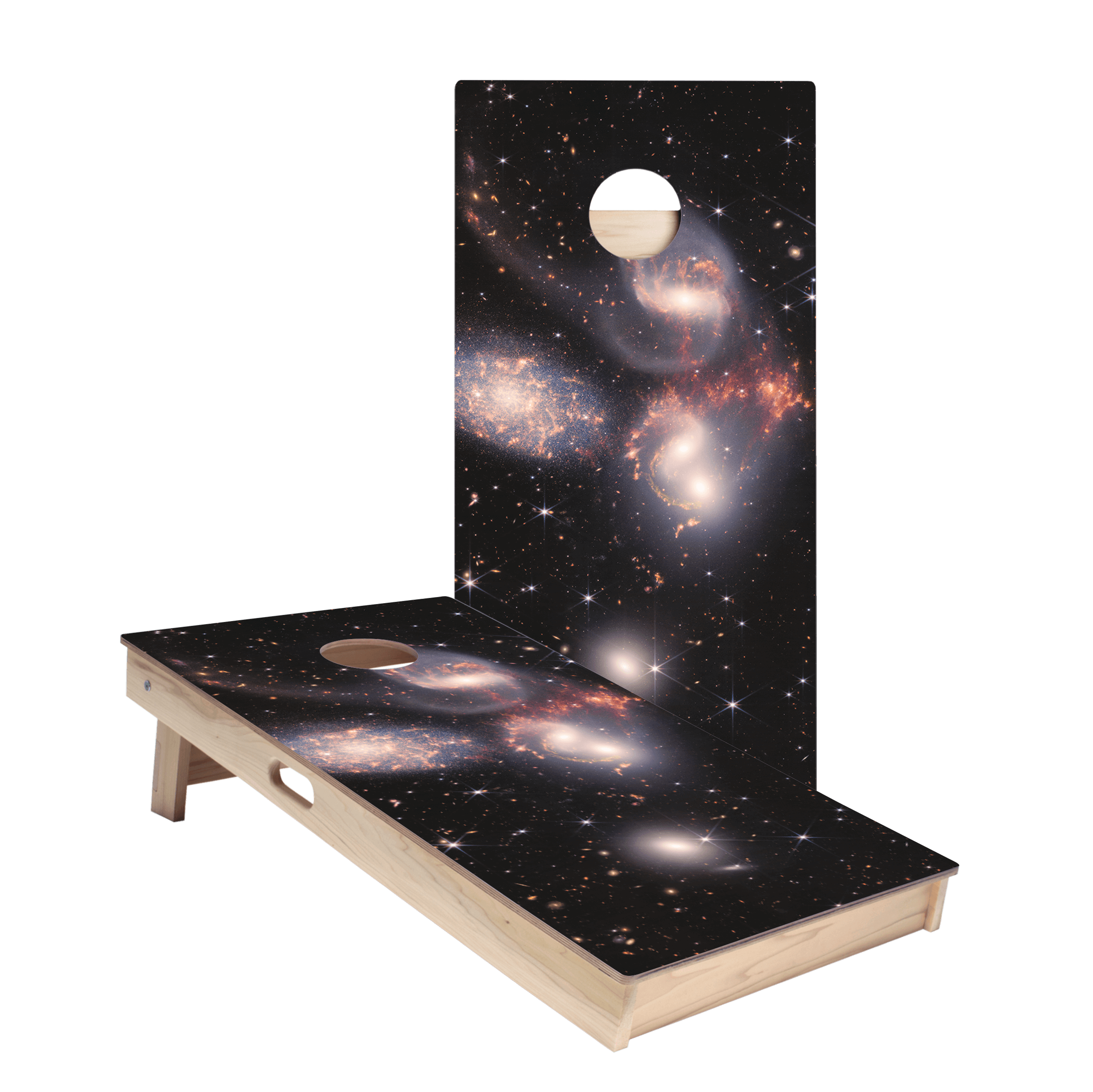 Stephan’s Quintet Star Cornhole Boards