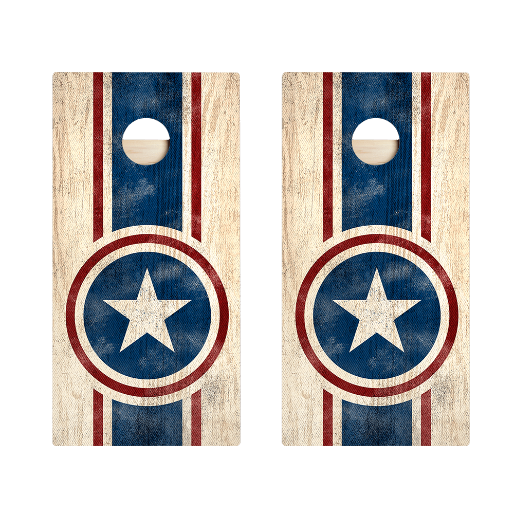 American Hero Star Cornhole Boards