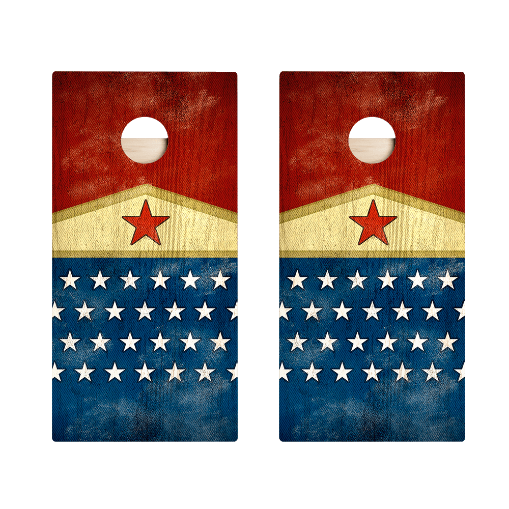American Stars Star Cornhole Boards