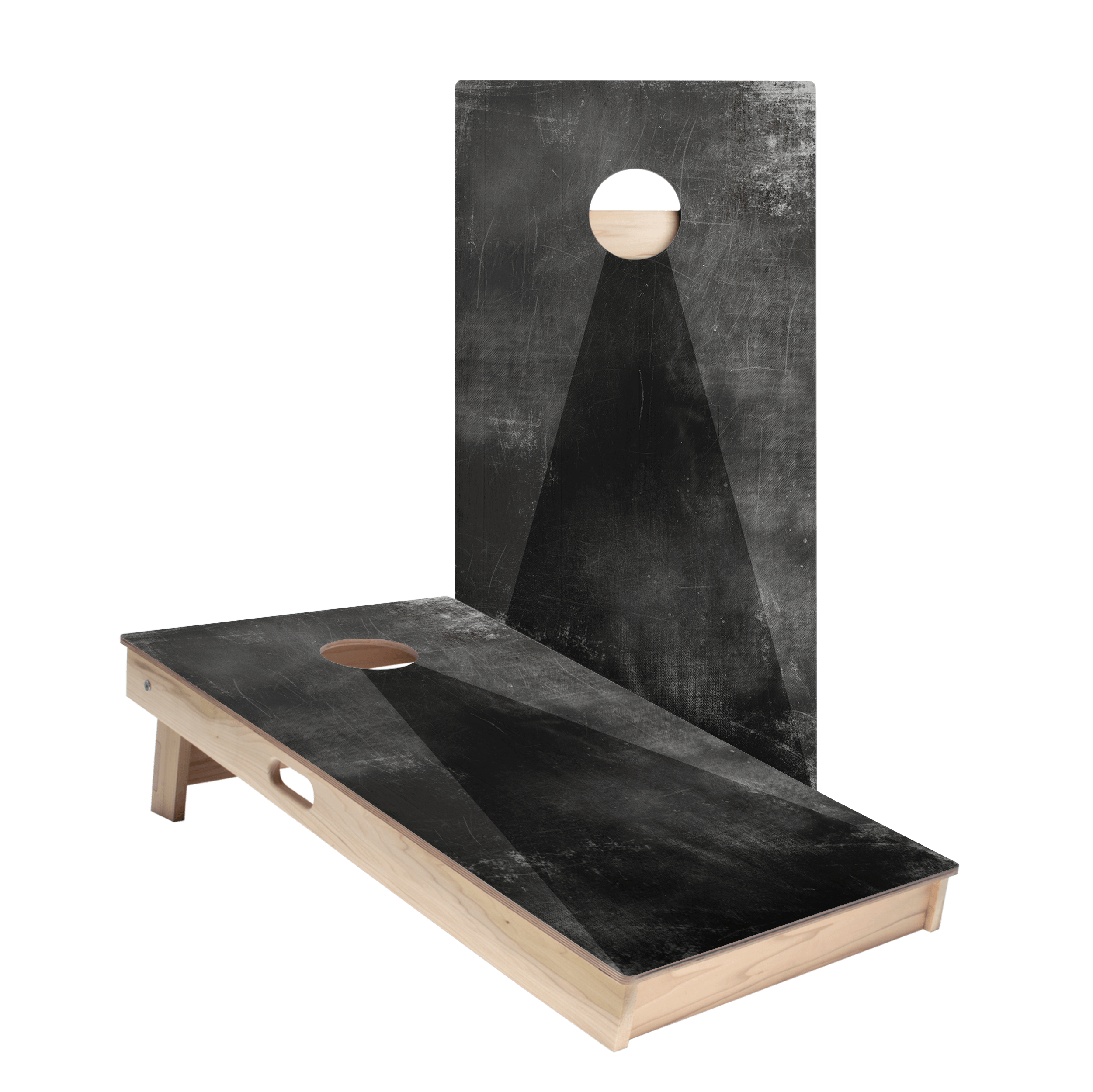 Classic Triangle - Black Star Cornhole Boards