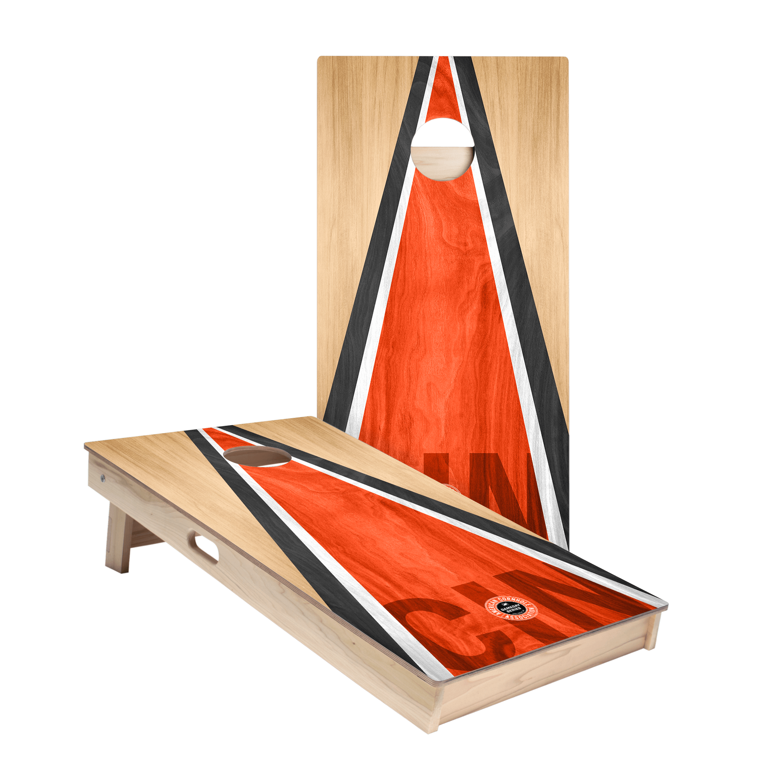 Cincinnati Football Gameday Classic Triangle Star Cornhole Boards