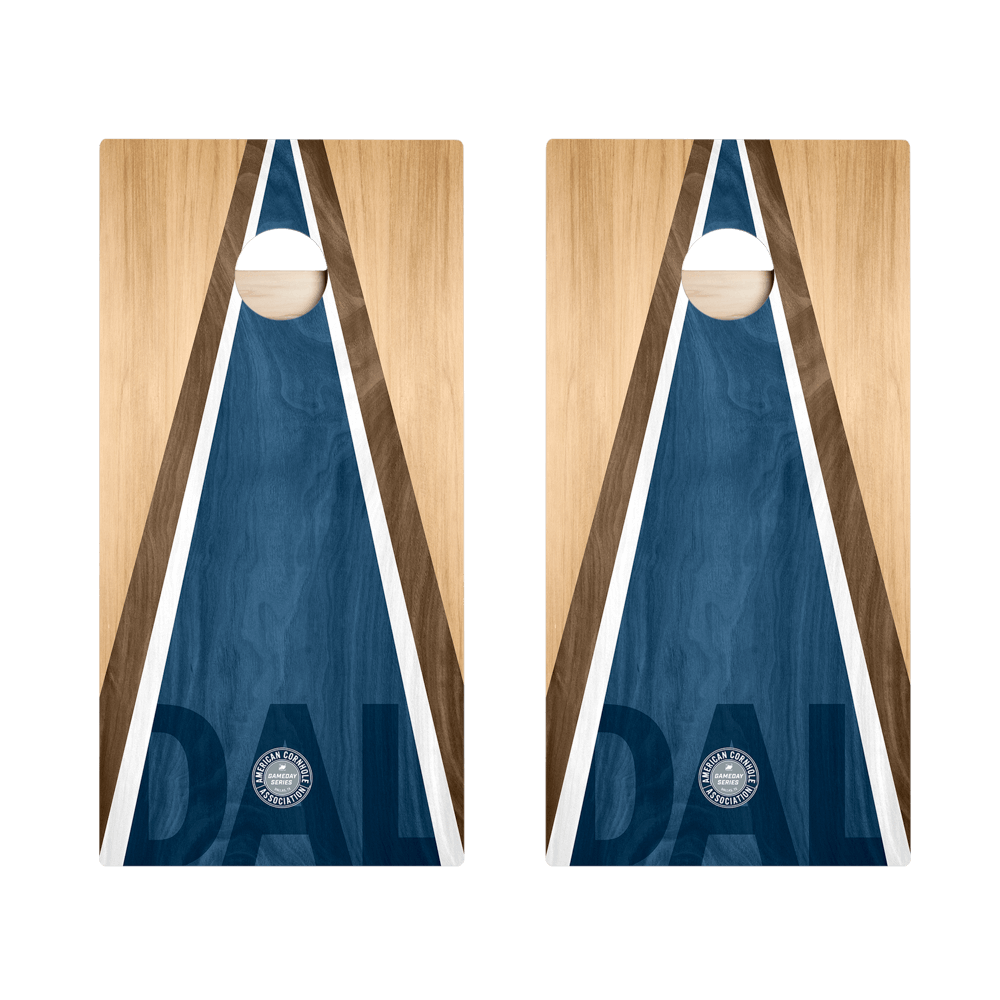 Dallas Football Gameday Classic Triangle Star Cornhole Boards