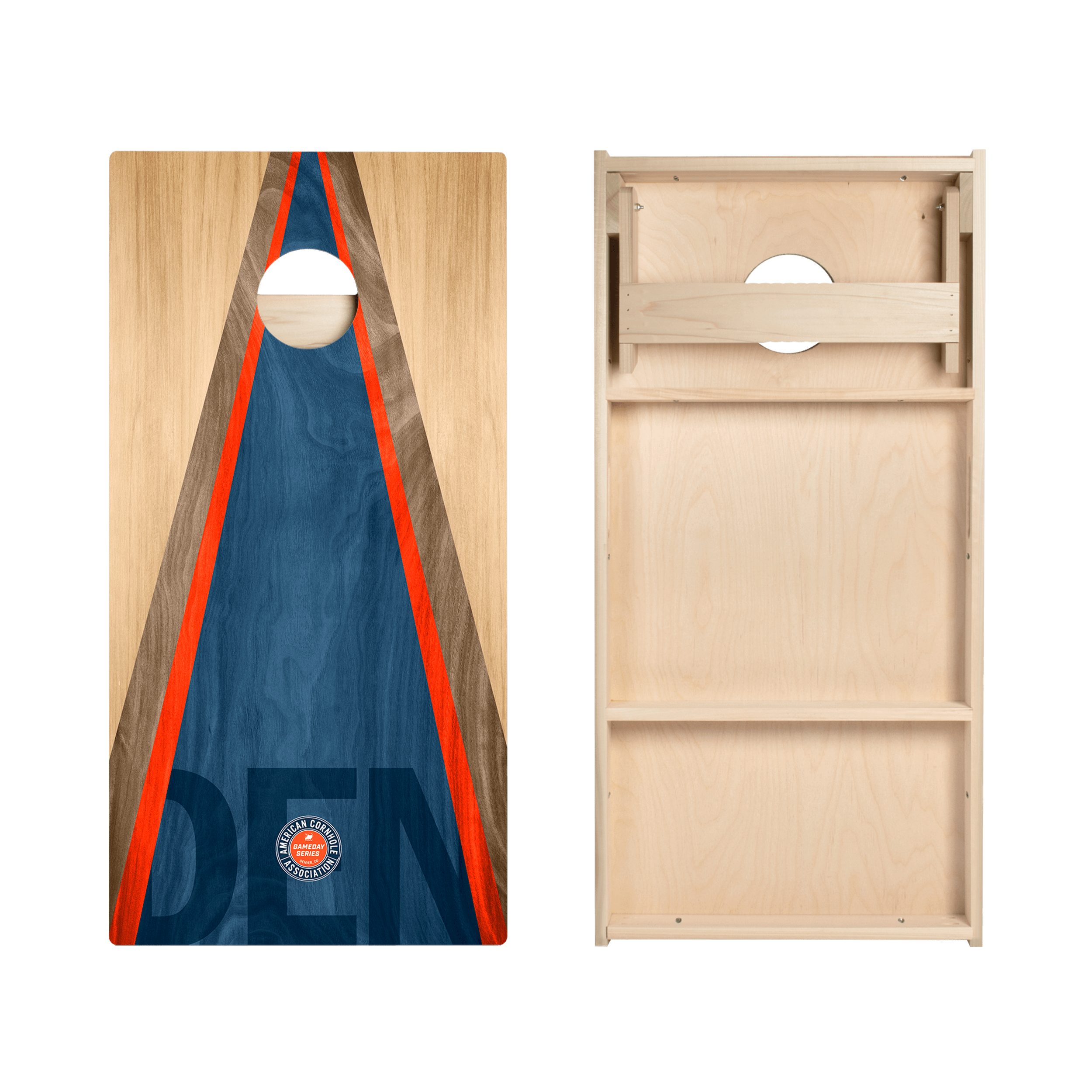 Denver Football Gameday Classic Triangle Star Cornhole Boards