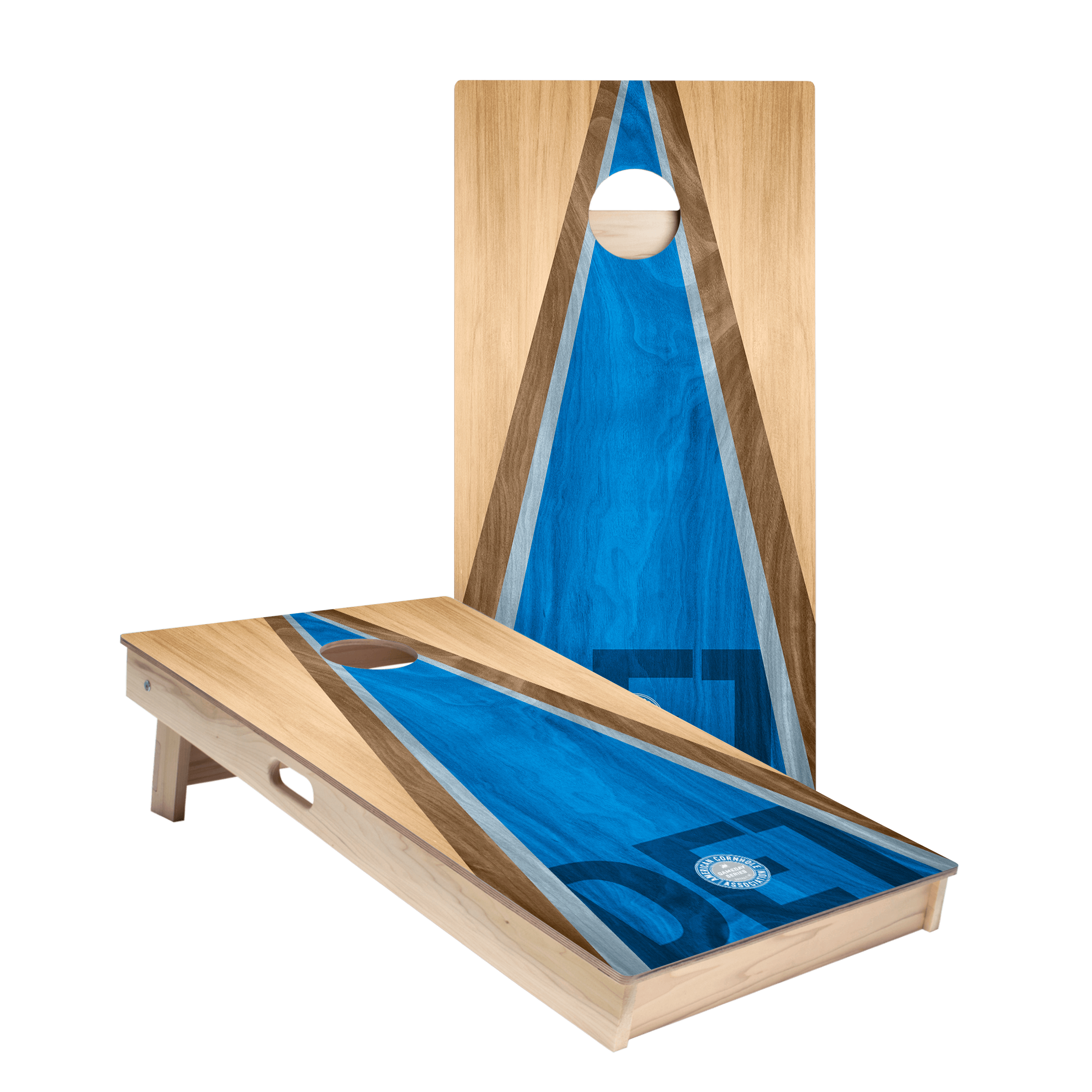 Detroit Football Gameday Classic Triangle Star Cornhole Boards