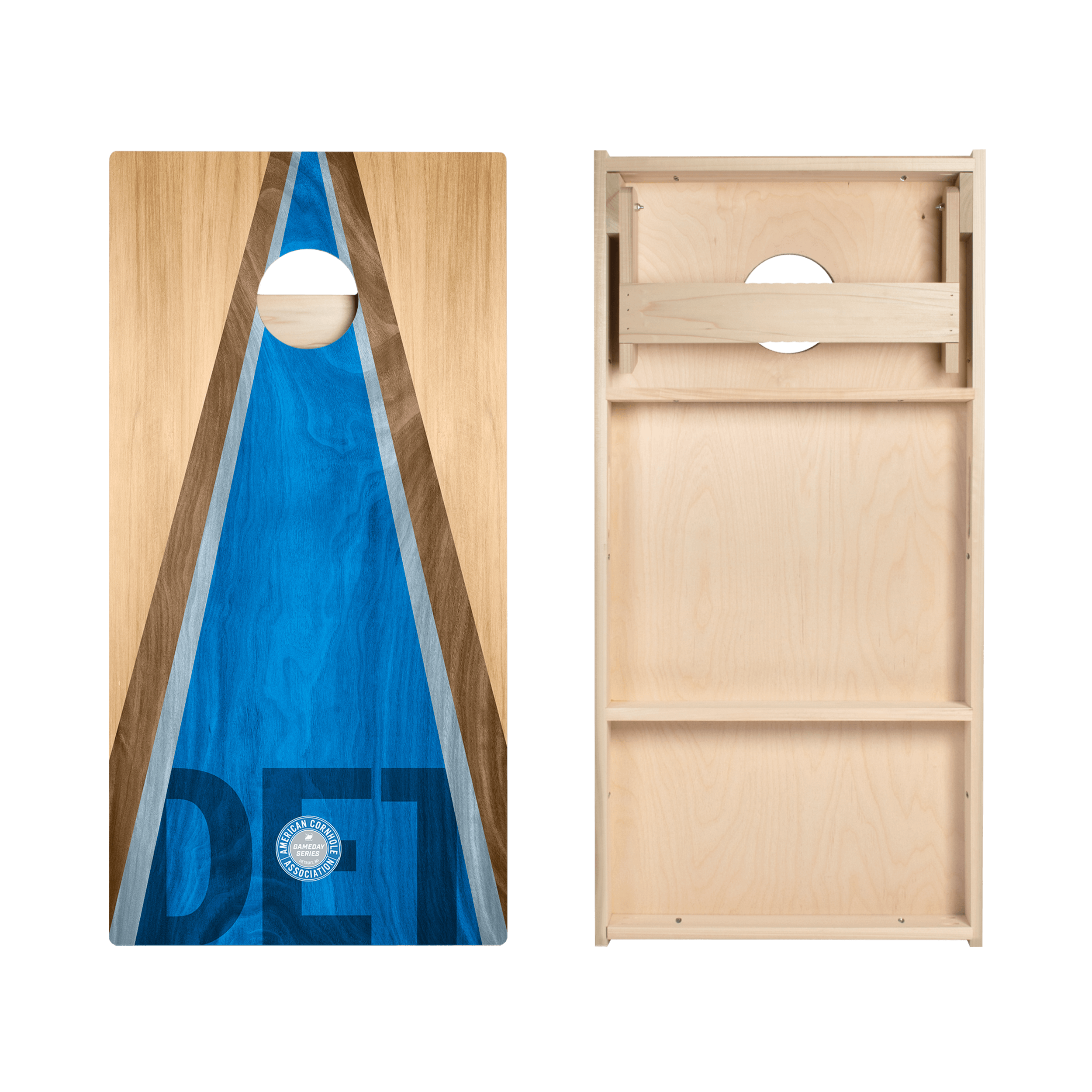Detroit Football Gameday Classic Triangle Star Cornhole Boards