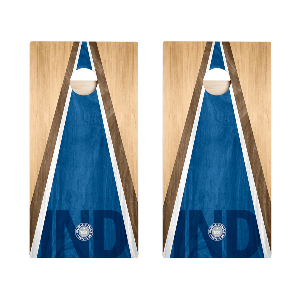 Indianapolis Football Gameday Classic Triangle Star Cornhole Boards