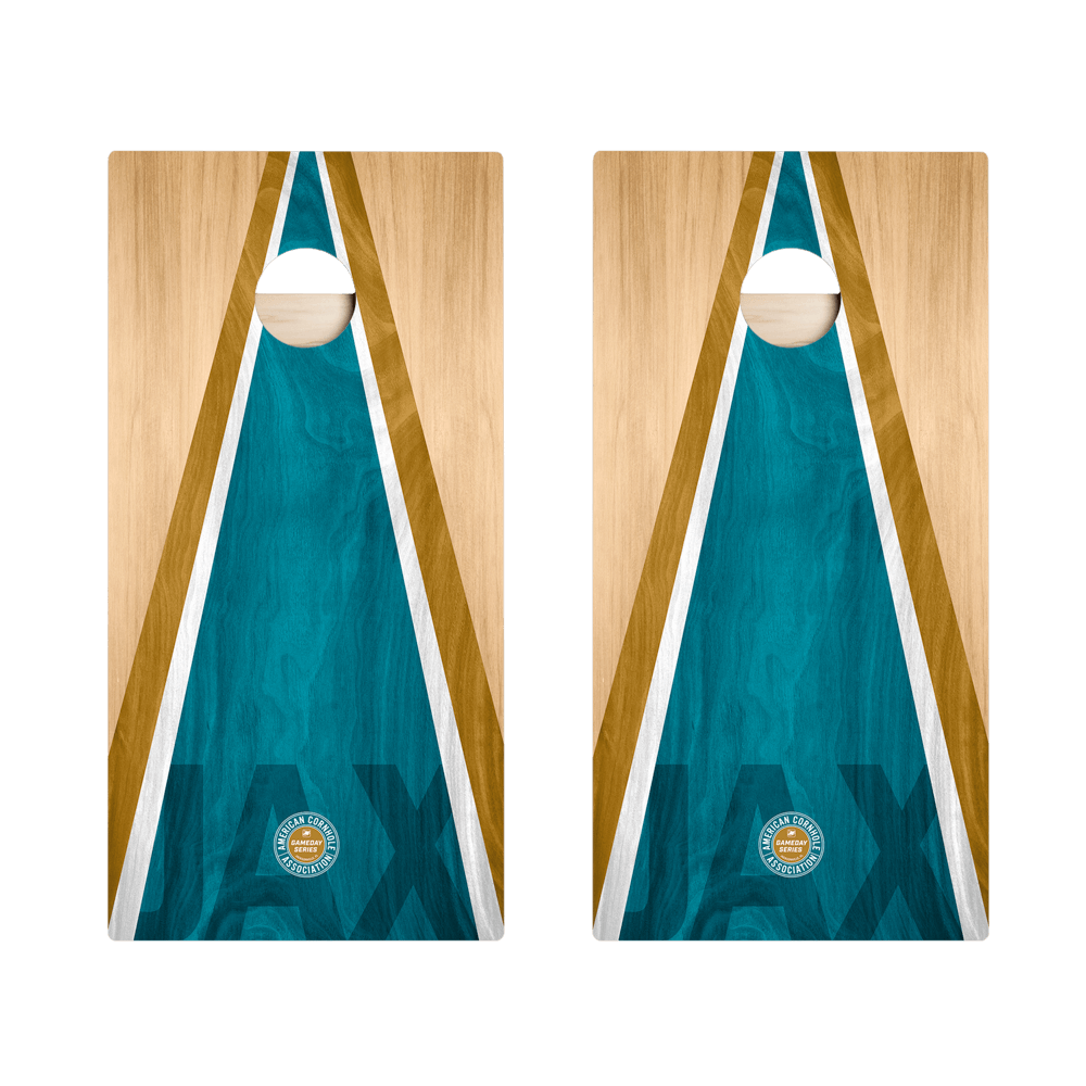 Jacksonville Football Gameday Classic Triangle Star Cornhole Boards