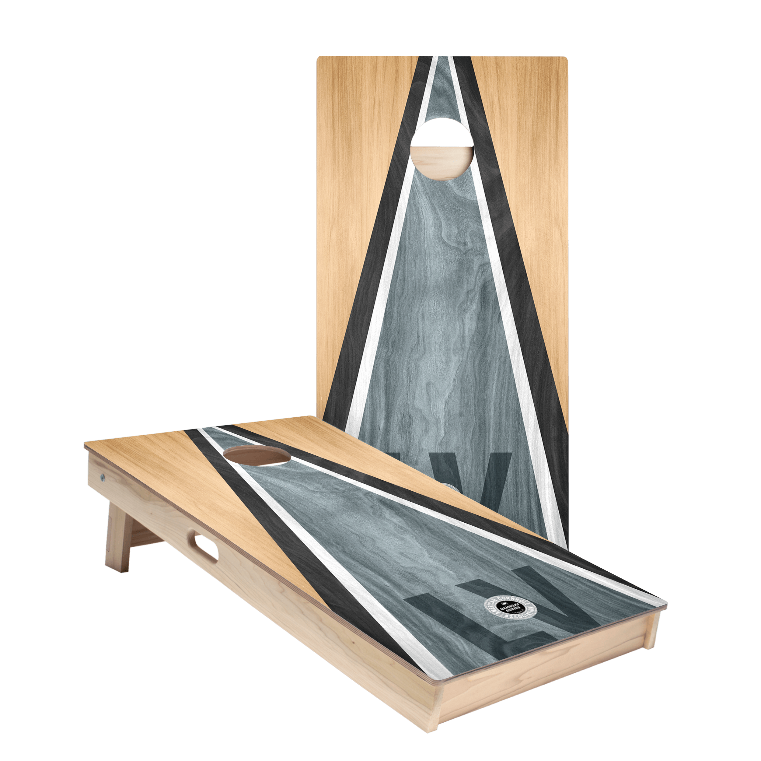 Las Vegas Football Gameday Classic Triangle Star Cornhole Boards