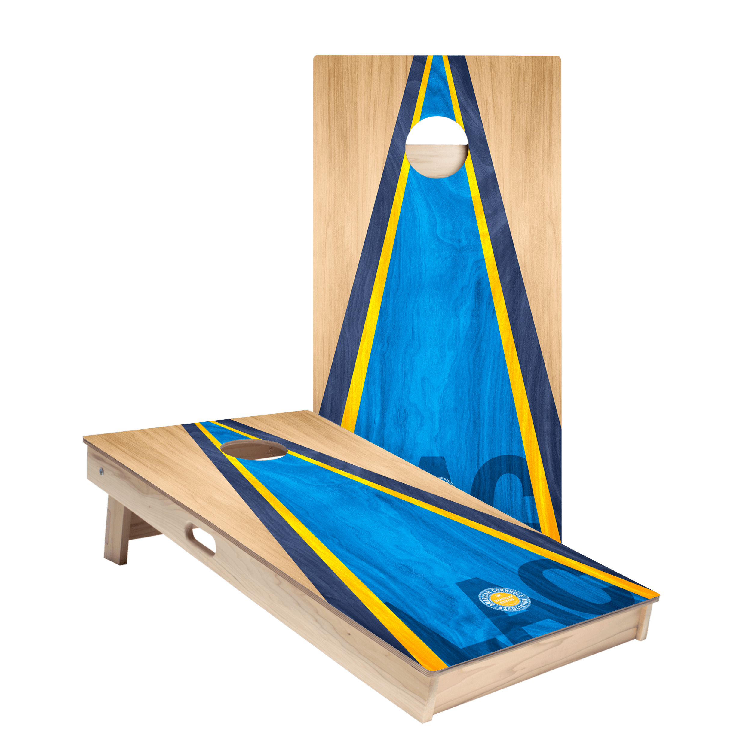 Los Angeles LAC Football Gameday Classic Triangle Star Cornhole Boards