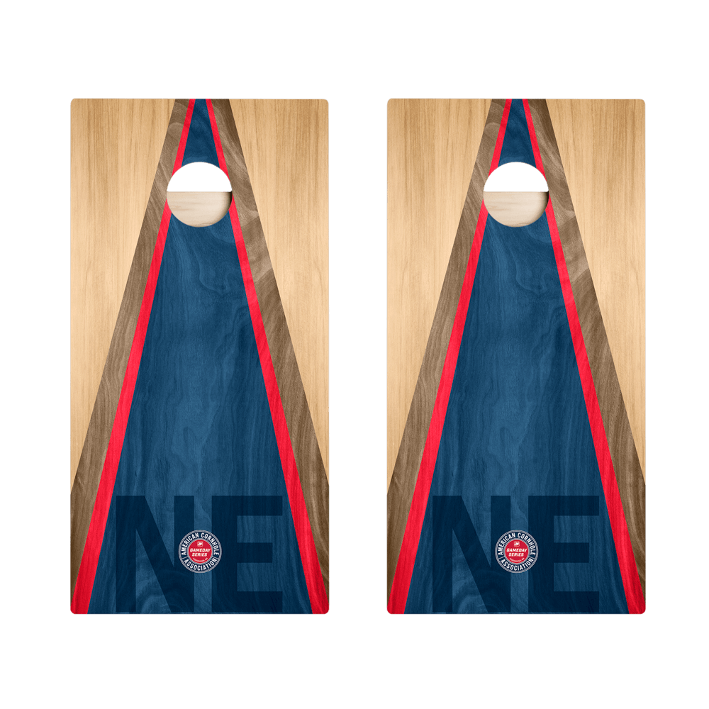 New England Football Gameday Classic Triangle Star Cornhole Boards