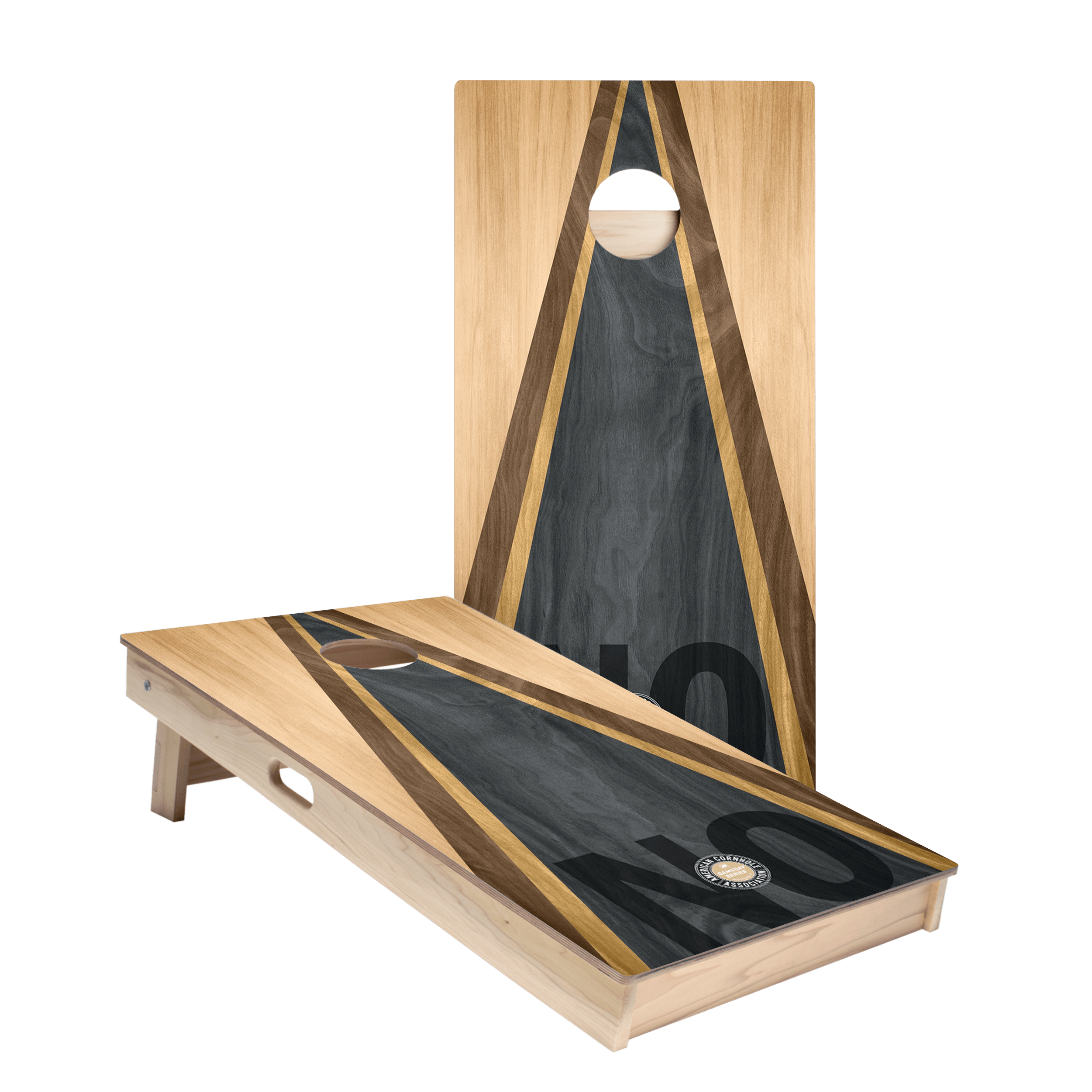 New Orleans Football Gameday Classic Triangle Star Cornhole Boards