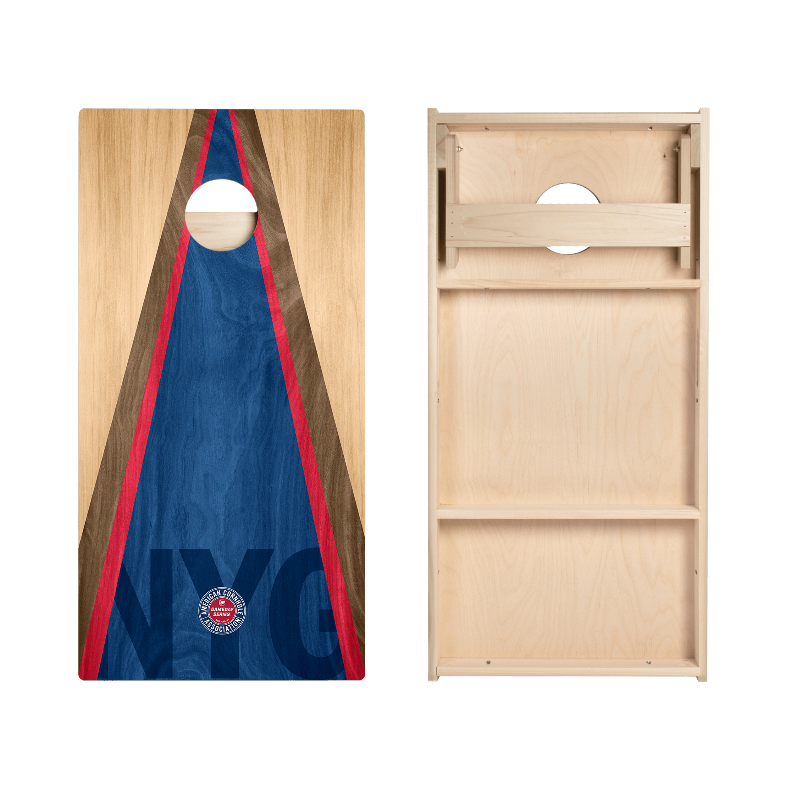 New York NYG Football Gameday Classic Triangle Star Cornhole Boards