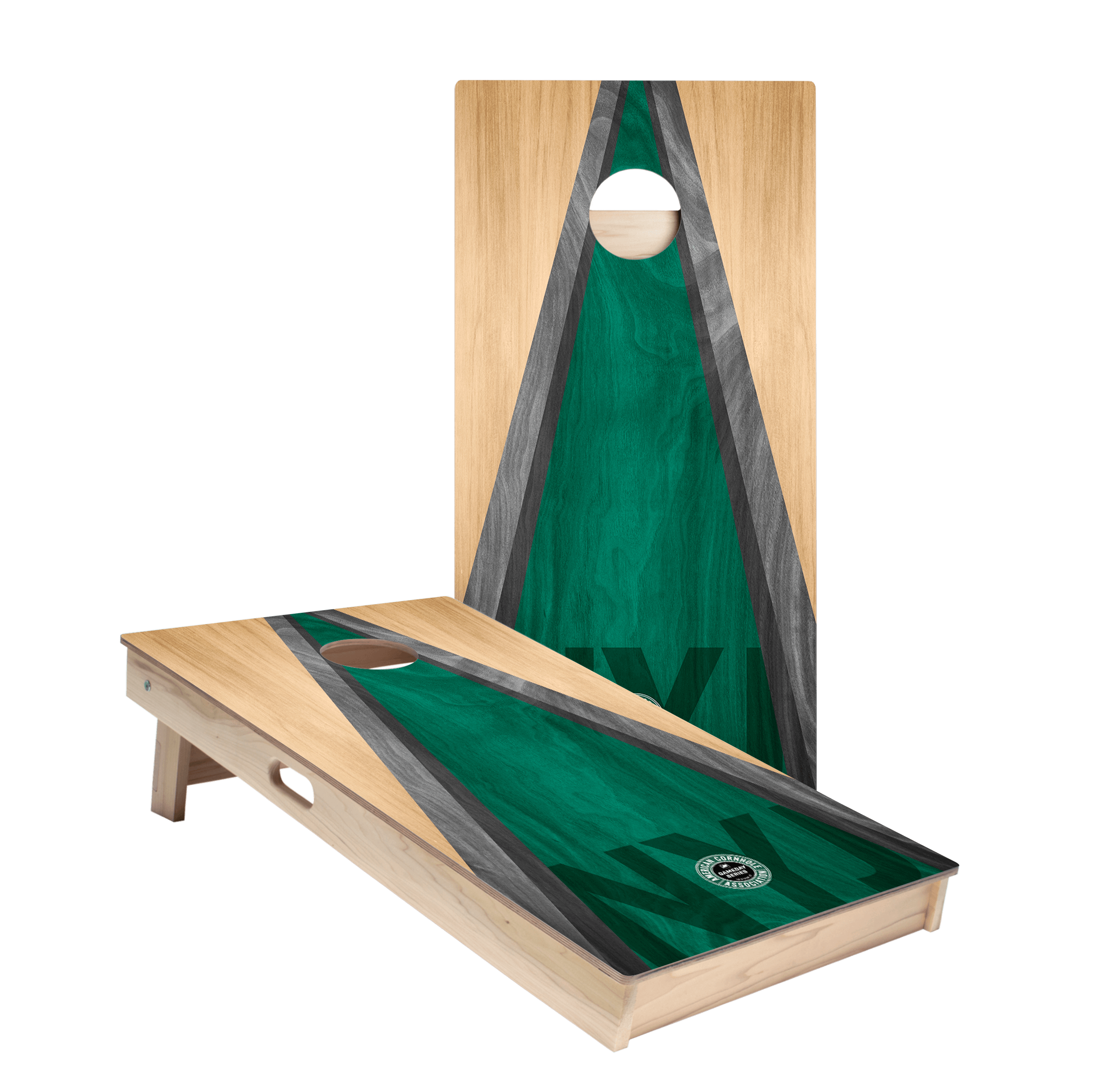 New York NYJ Football Gameday Classic Triangle Star Cornhole Boards
